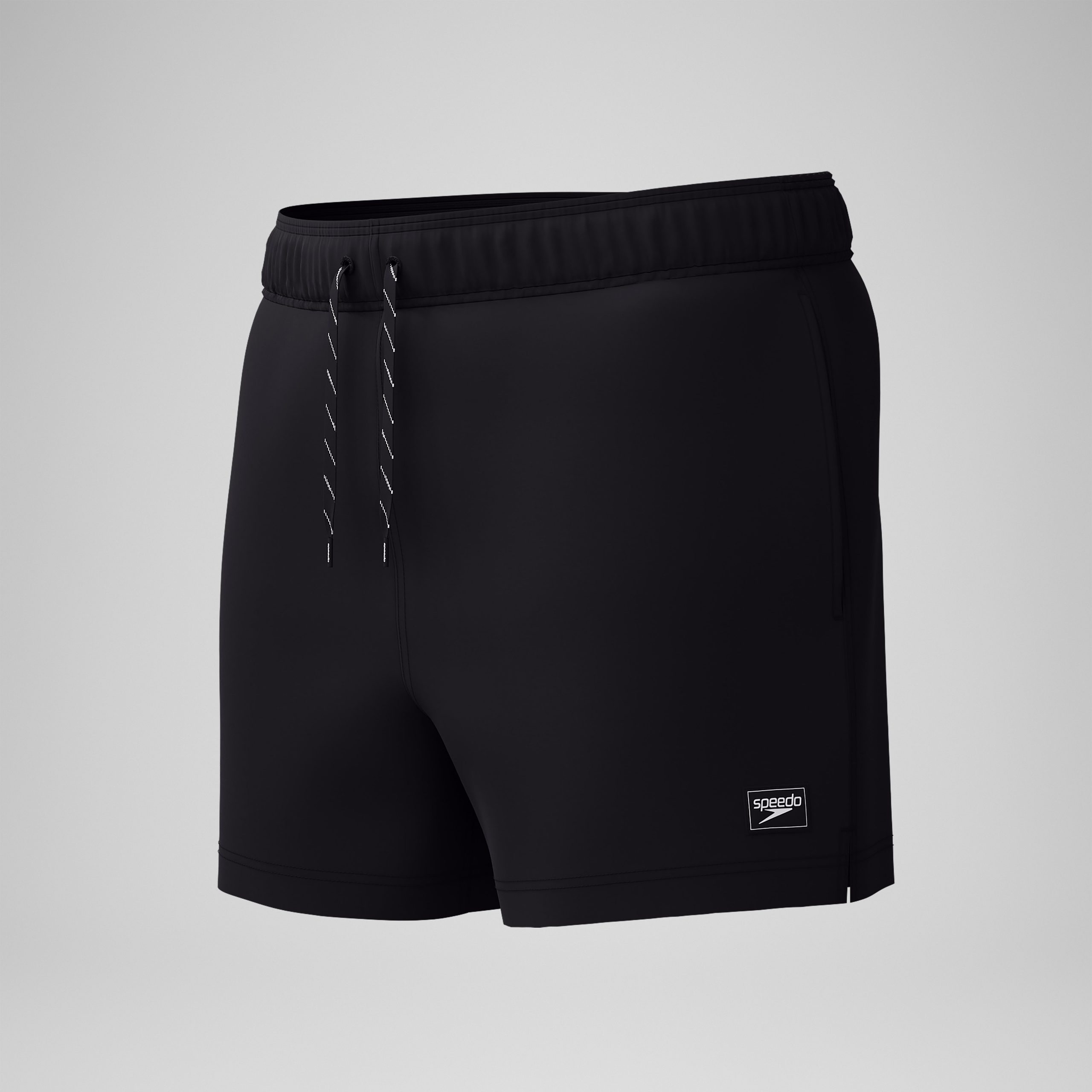 Men's Classics Solid Redondo Edge Volley Swim Trunks Black - Image 8