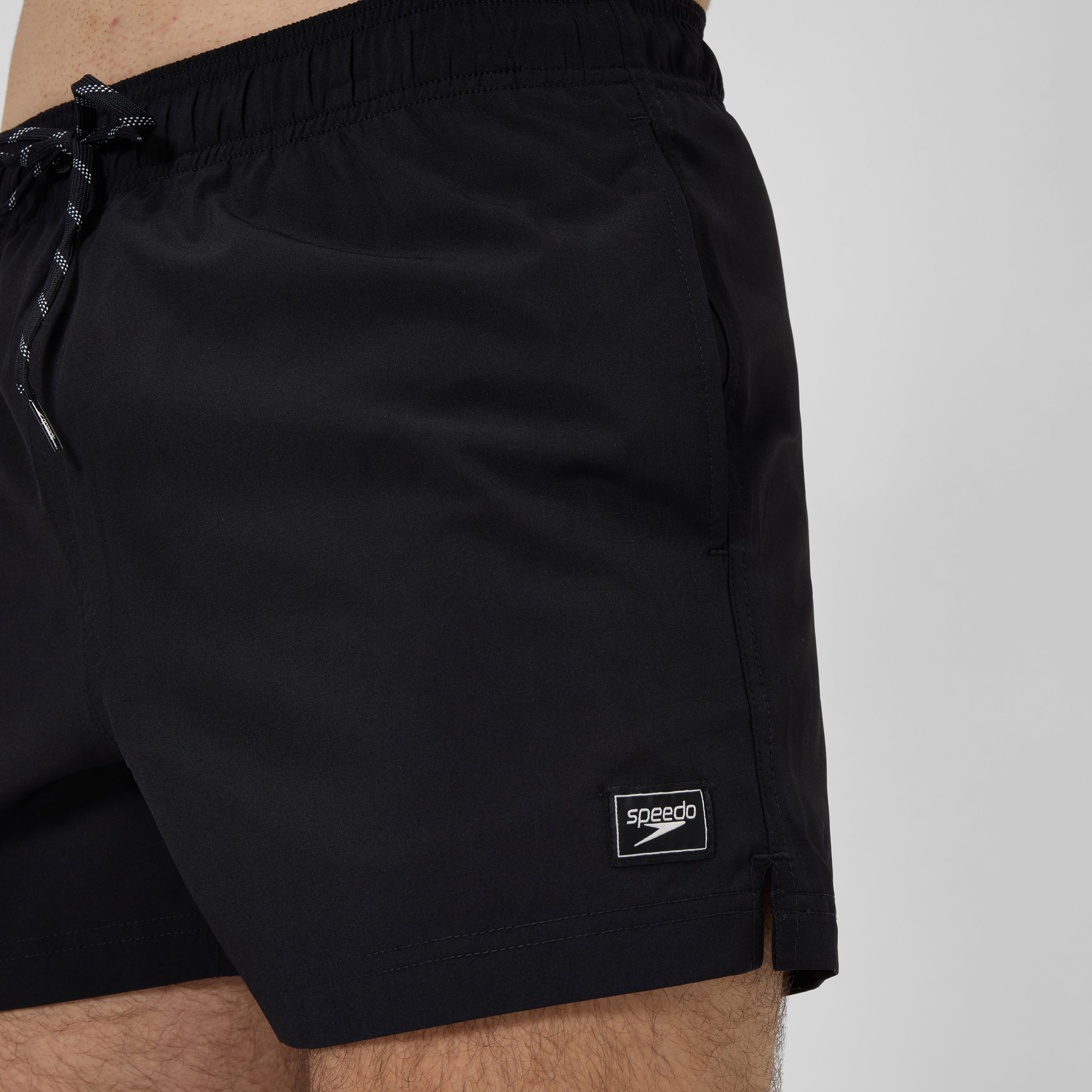 Men's Classics Solid Redondo Edge Volley Swim Trunks Black - Image 10