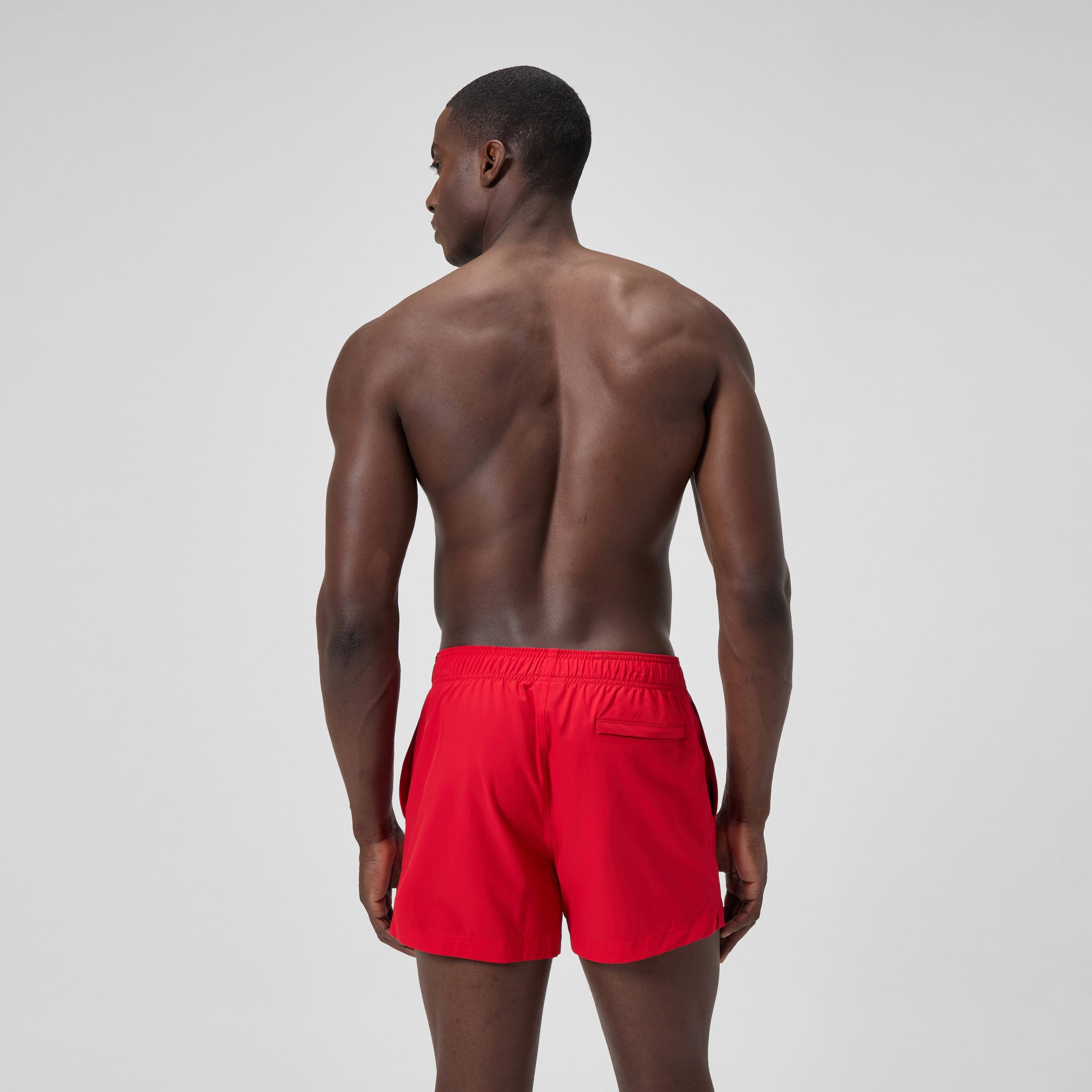 Men's Classics Solid Redondo Edge Volley Swim Trunks Red - Image 4