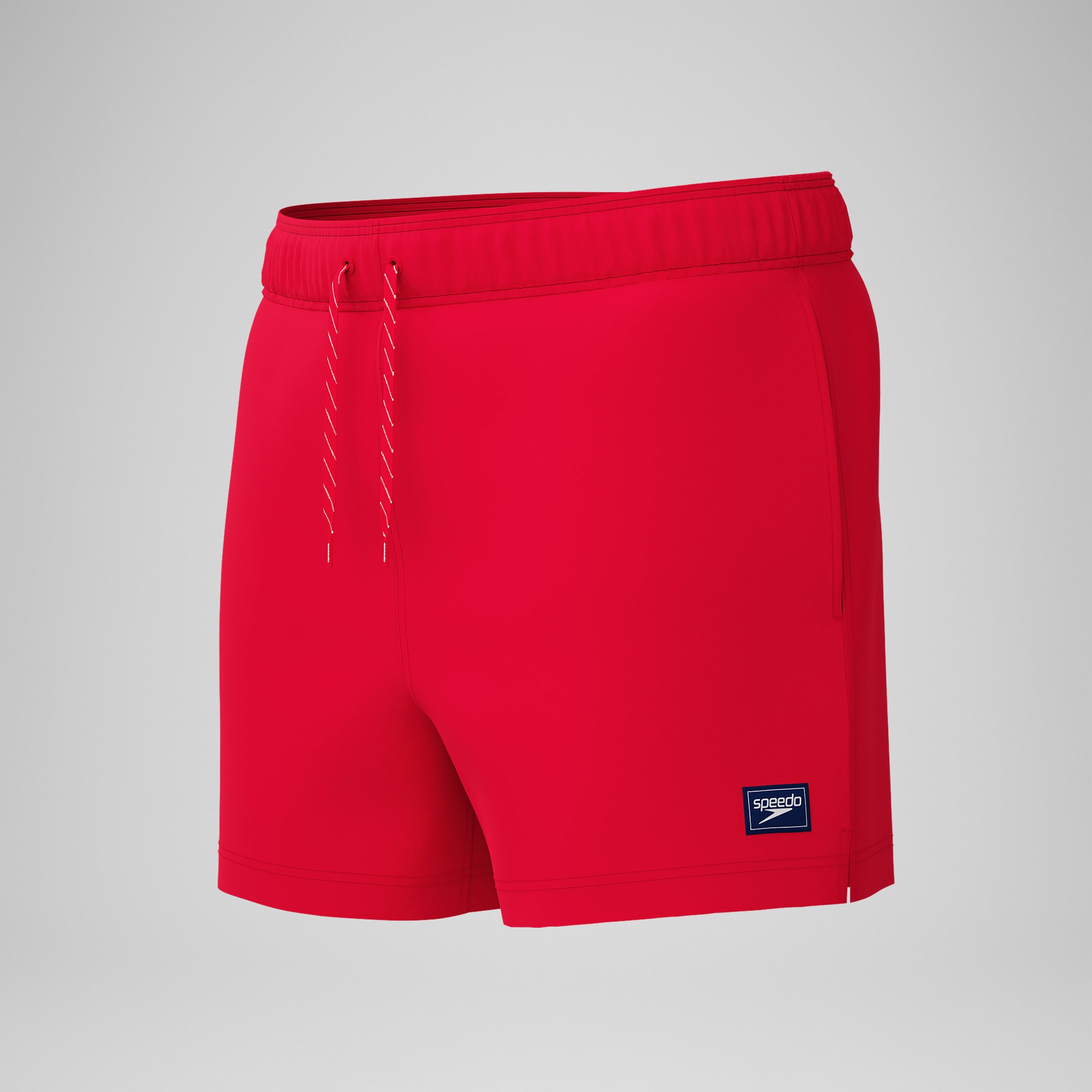 Men's Classics Solid Redondo Edge Volley Swim Trunks Red - Image 8