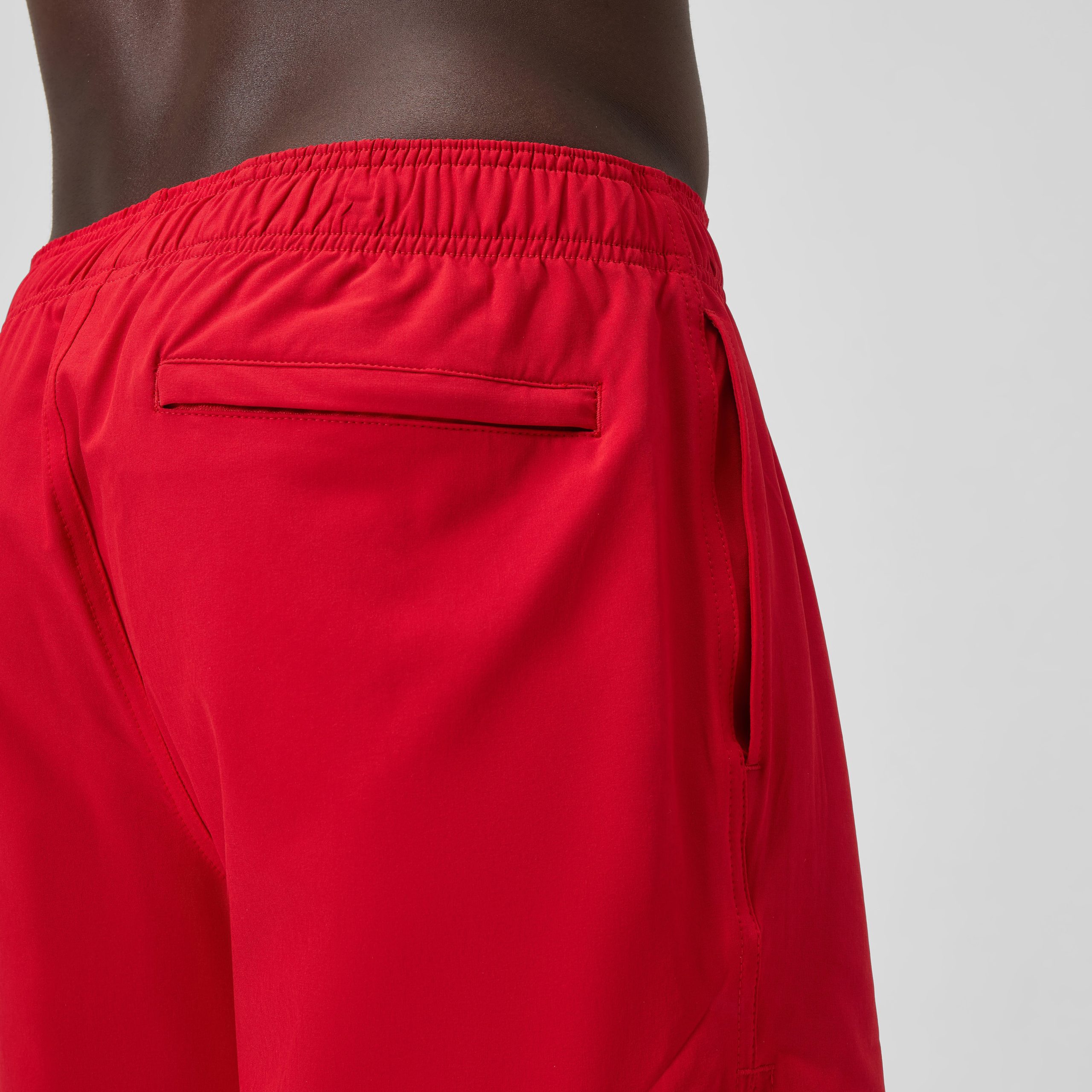 Men's Classics Solid Redondo Edge Volley Swim Trunks Red - Image 9
