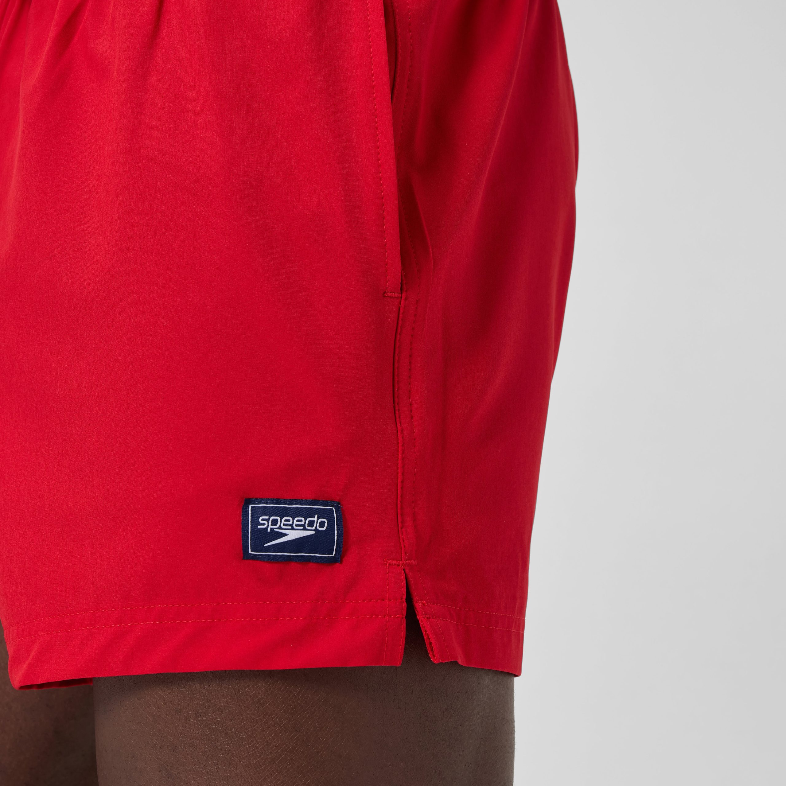 Men's Classics Solid Redondo Edge Volley Swim Trunks Red - Image 10