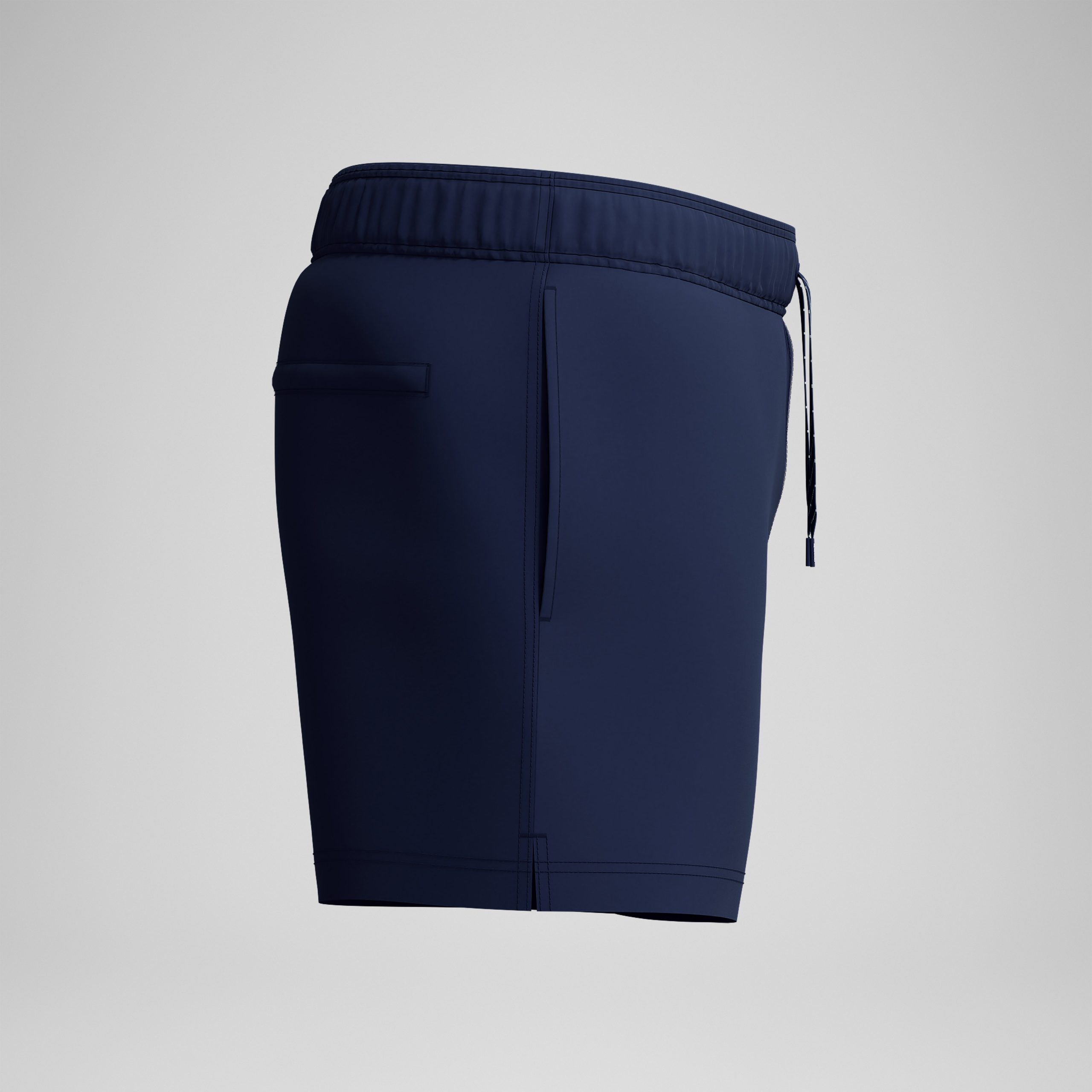 Men's Classics Solid Redondo Edge Volley Swim Trunks Navy - Image 6