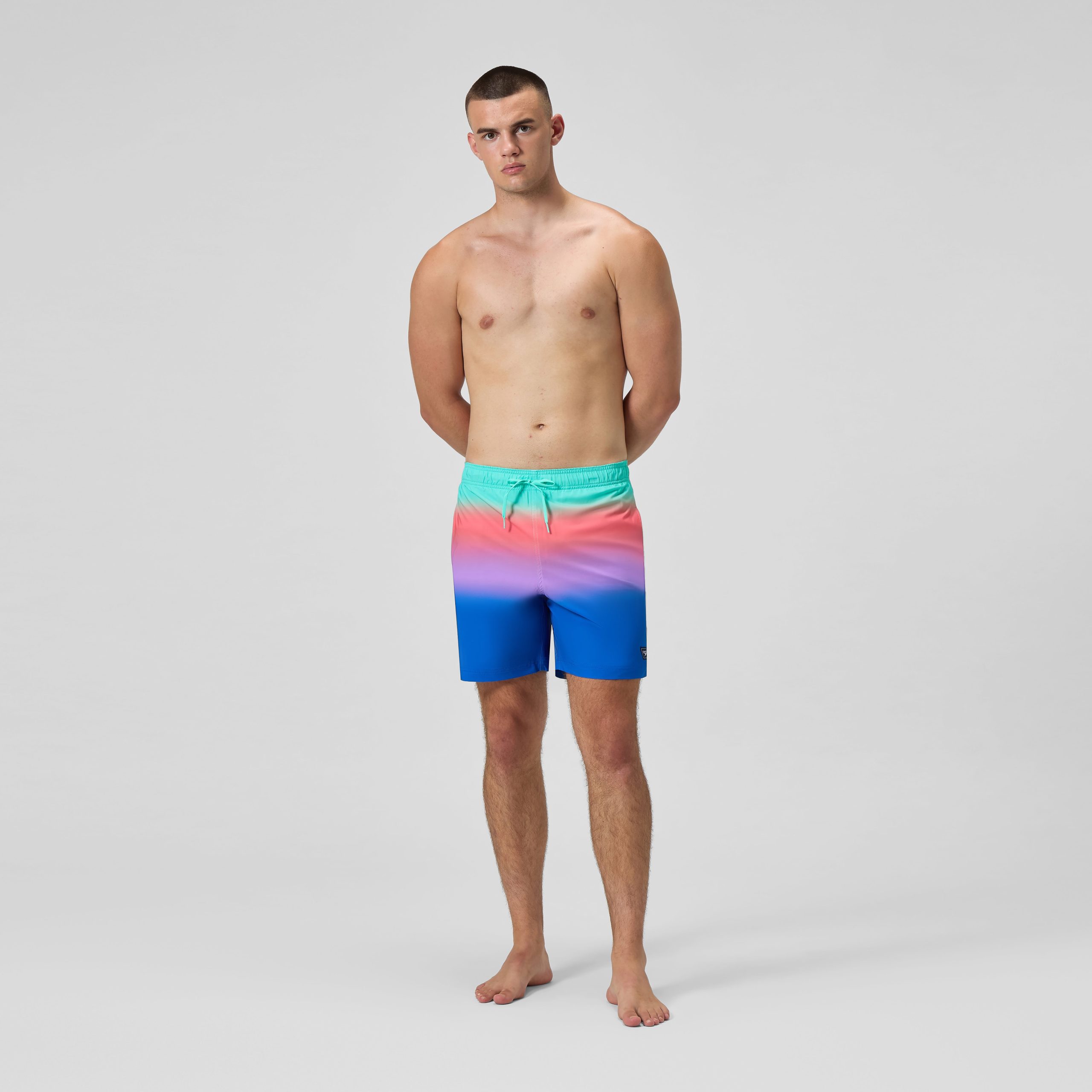 Men's Print Redondo Edge Volley Swim Shorts Multicolored