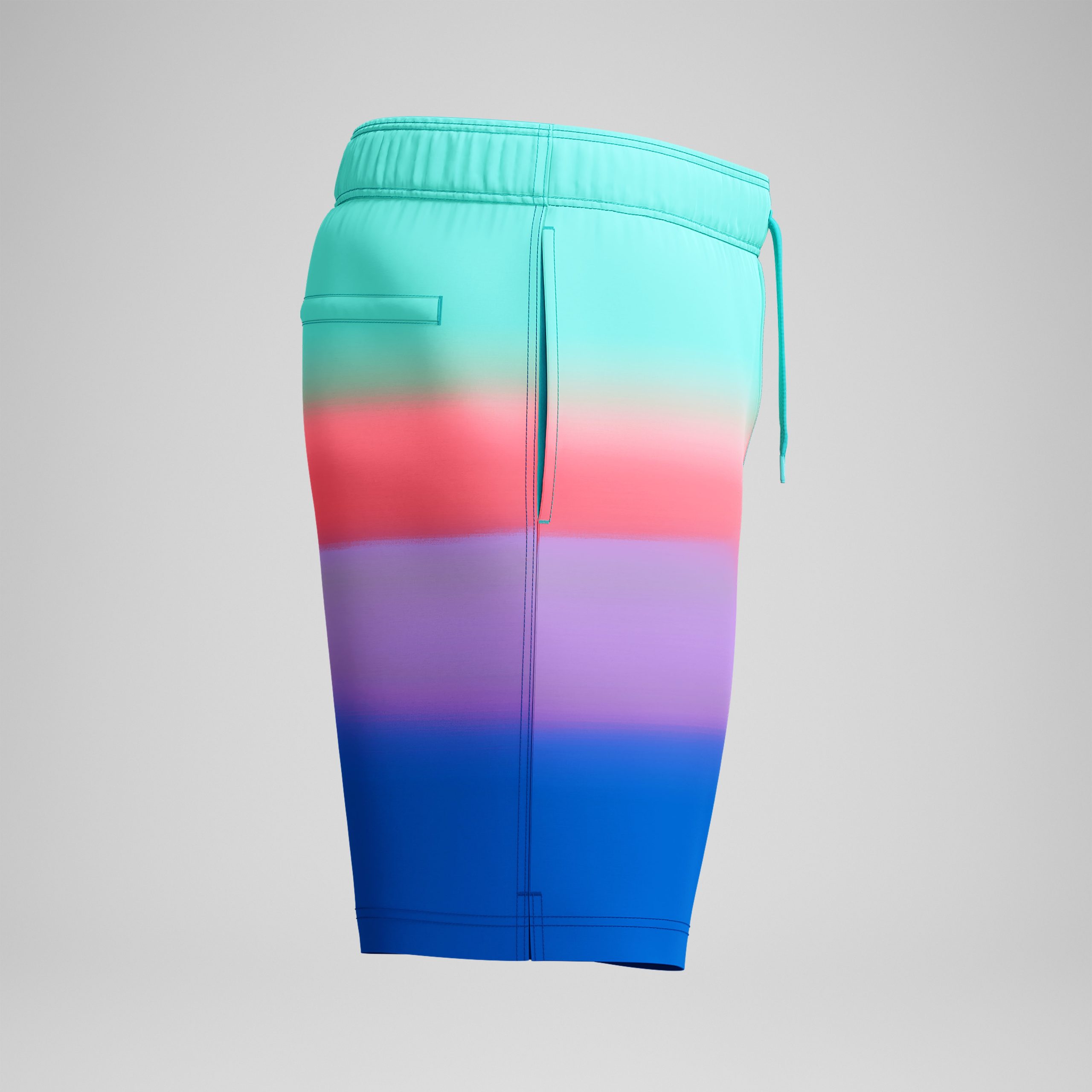 Men's Print Redondo Edge Volley Swim Shorts Multicolored - Image 6