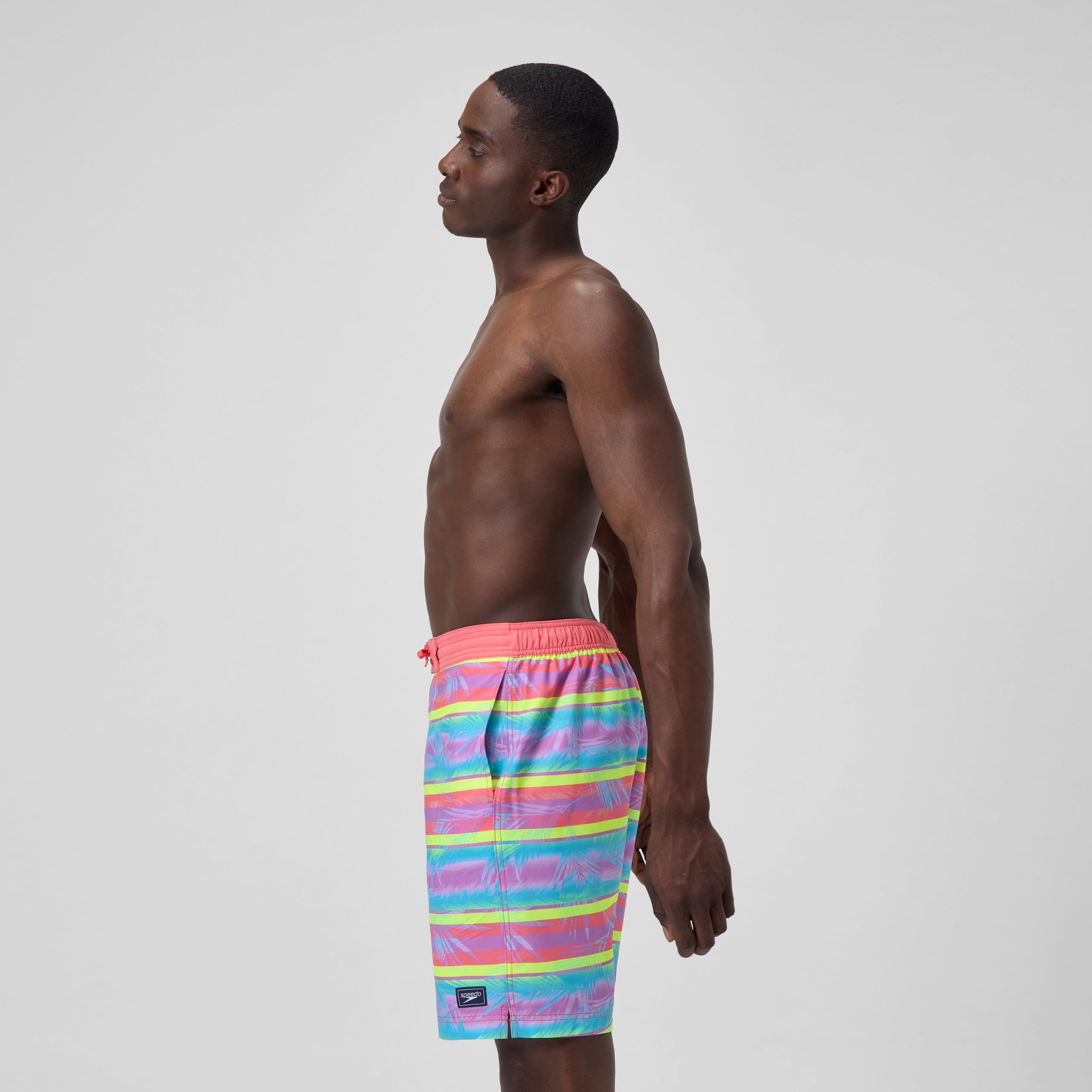 Men's Print Bondi Boardshort Orange - Image 3