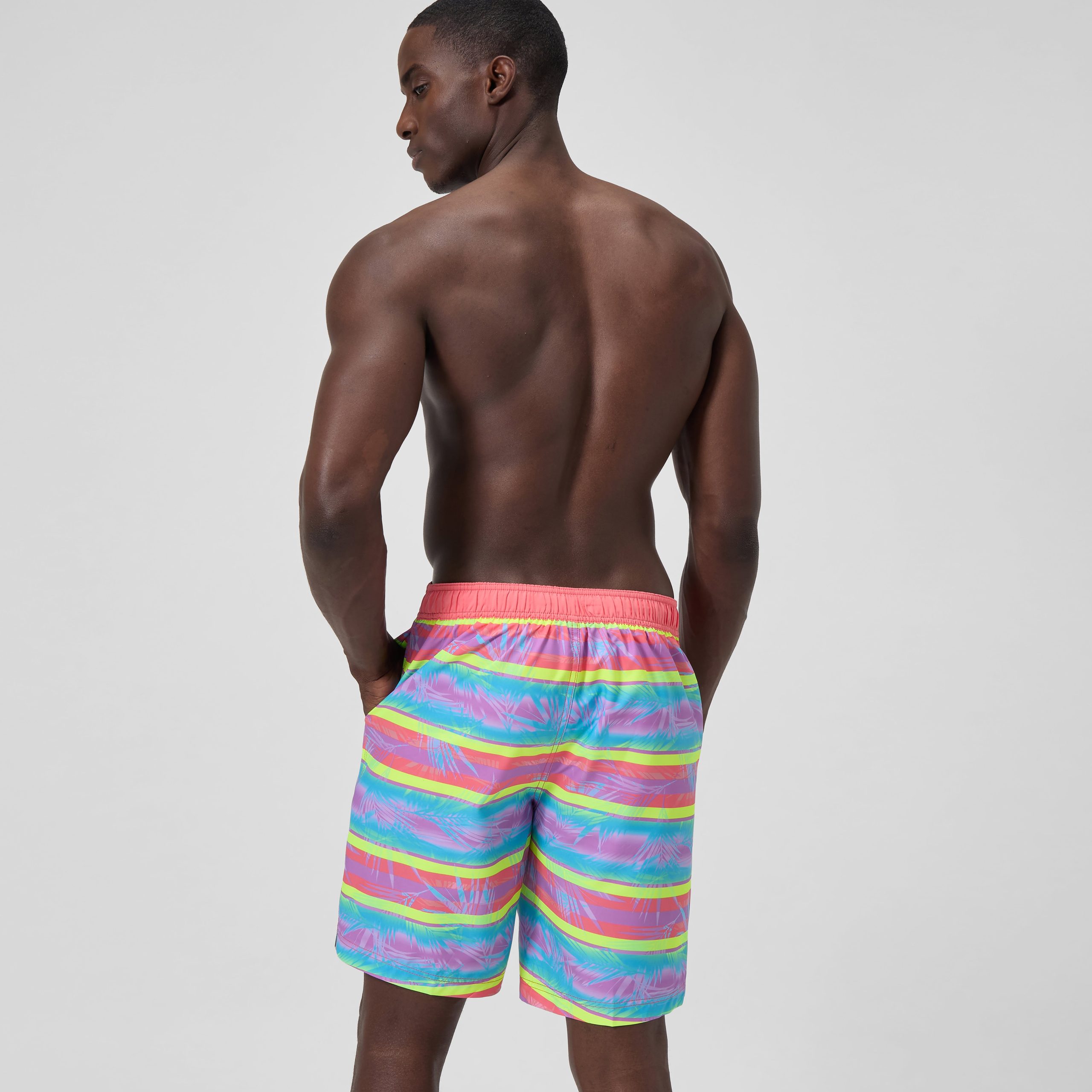 Men's Print Bondi Boardshort Orange - Image 4