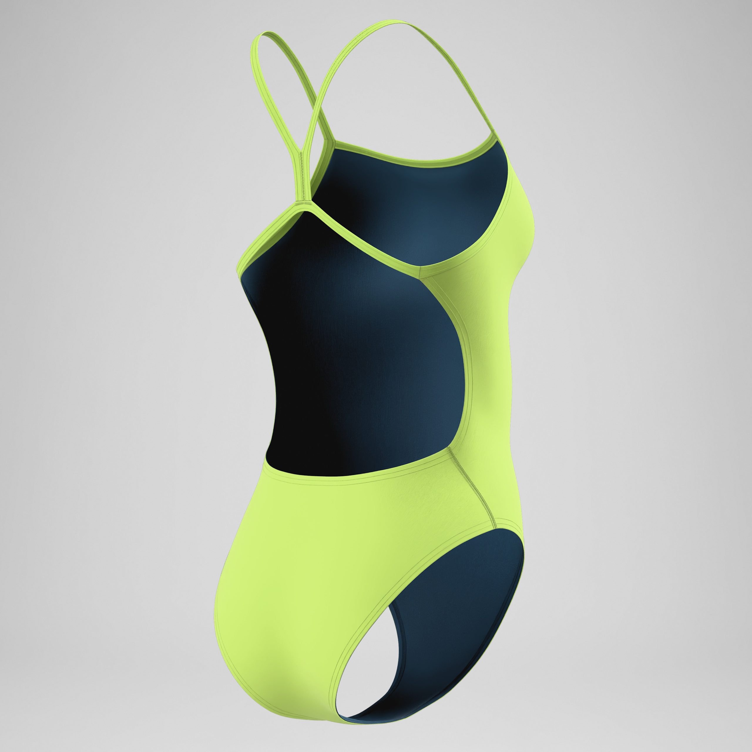 Women's Club Training V-Back 2.0 One Piece Lime Green - Image 7