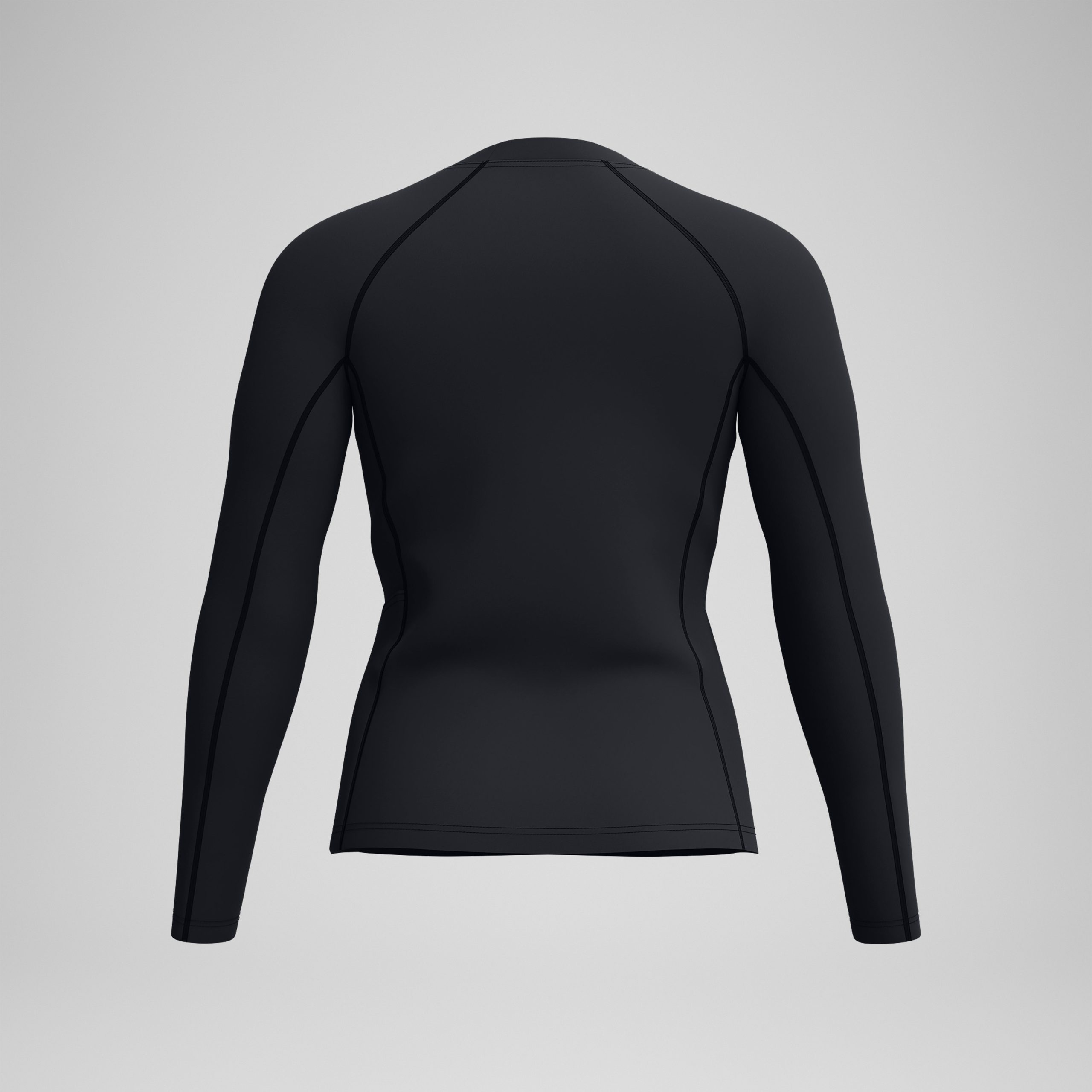 Women's Long Sleeve Rash Top Black - Image 7