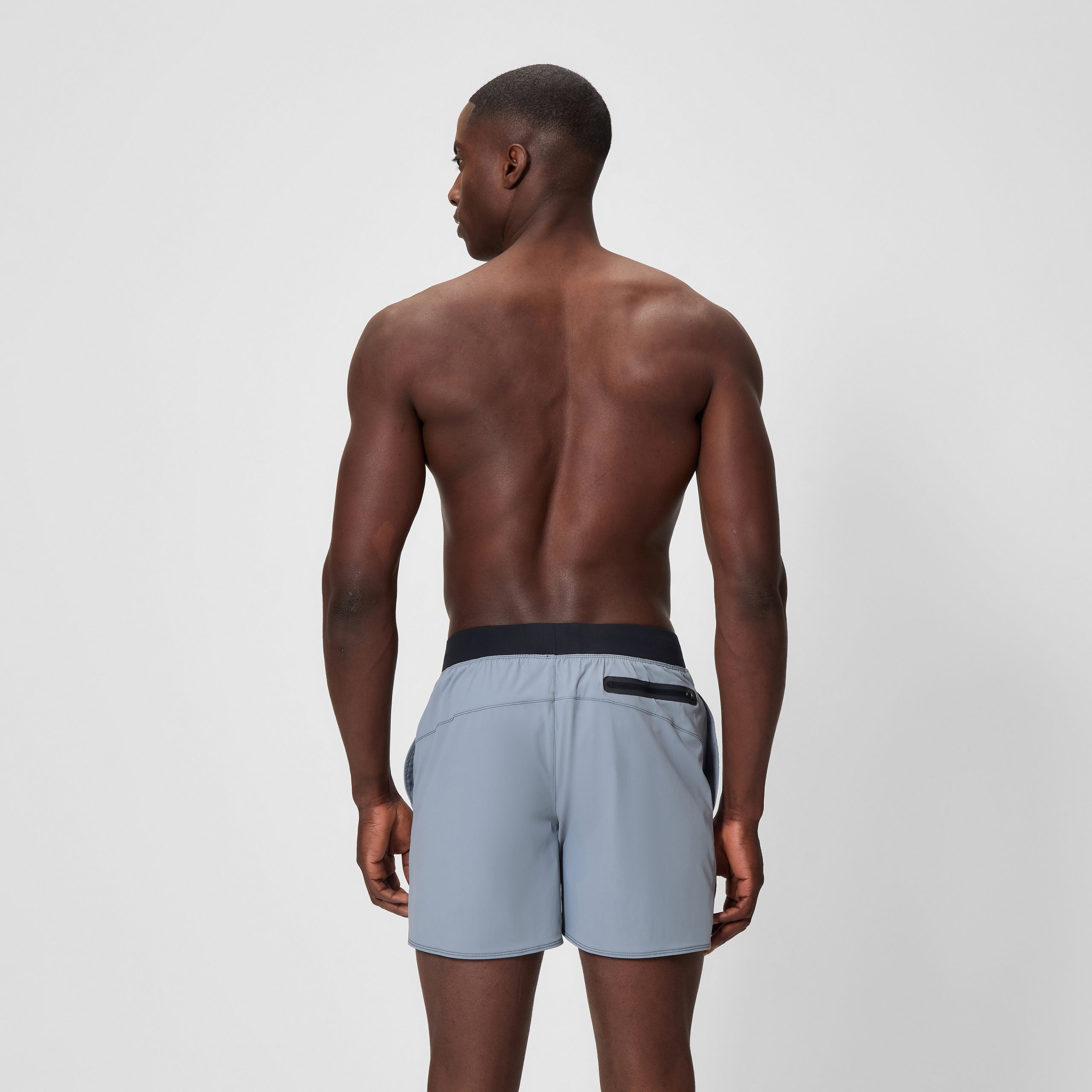 Men's Lookout Solid Swim Shorts Gray - Image 3