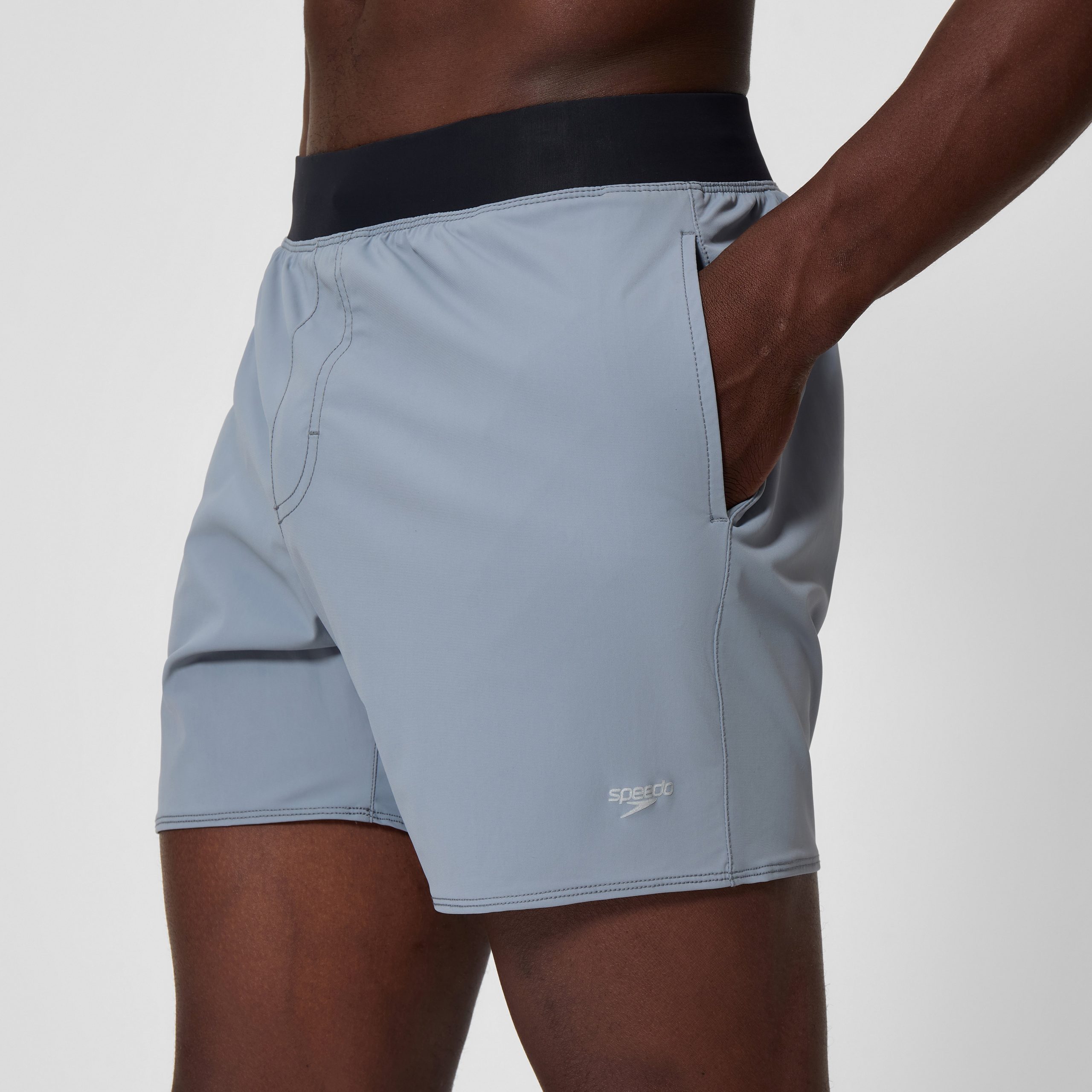 Men's Lookout Solid Swim Shorts Gray - Image 9