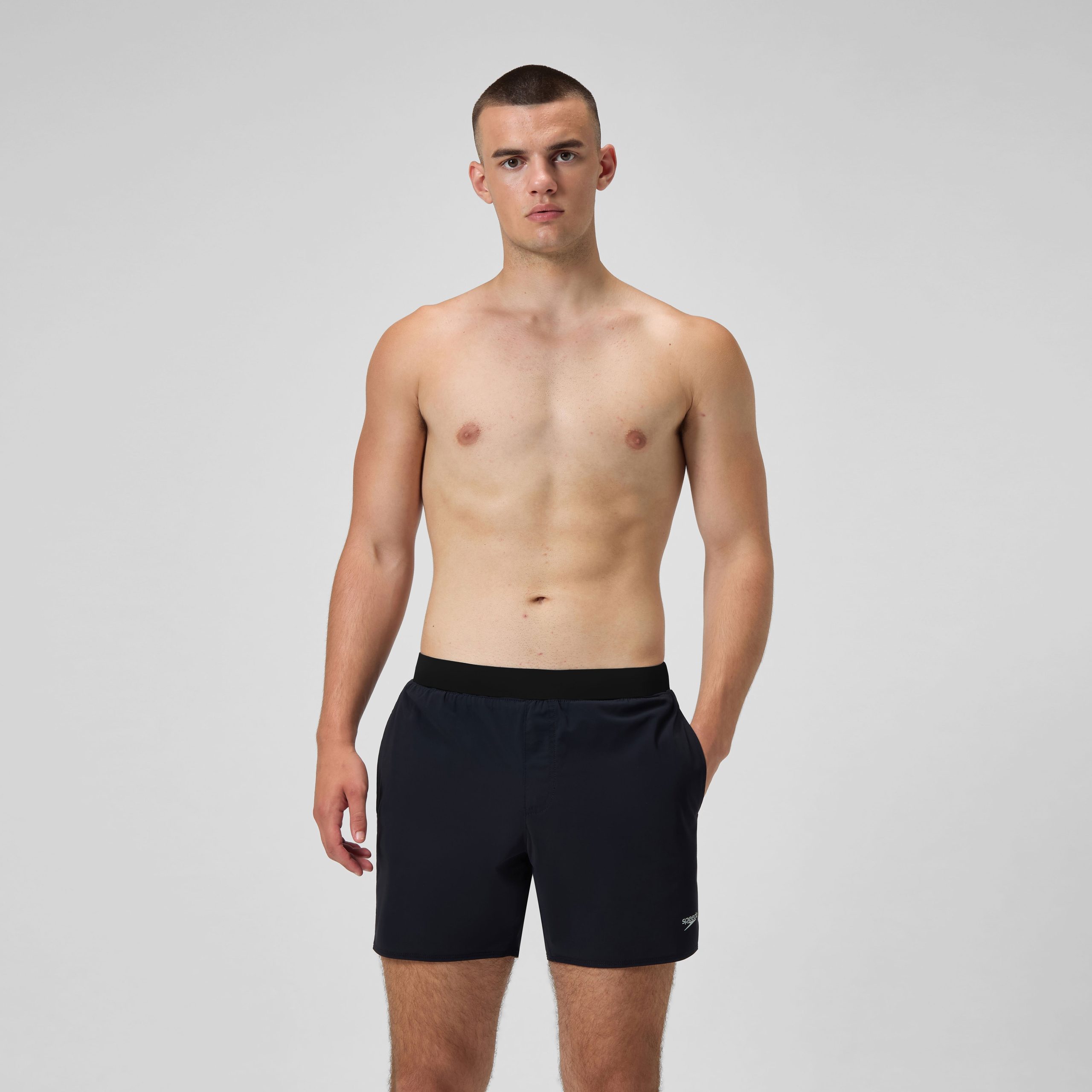 Men's The Lookout Volley Swim Trunks Black - Image 2