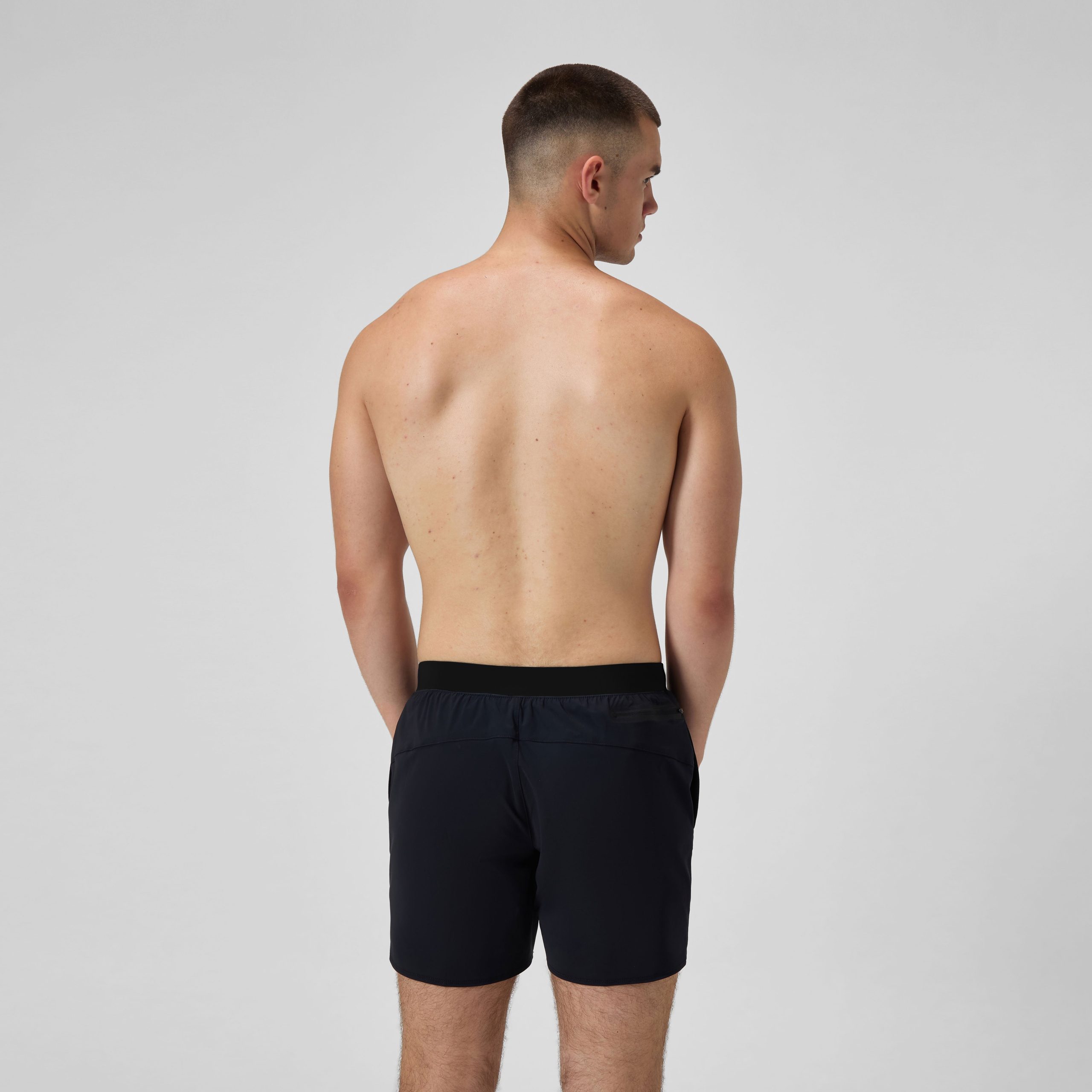 Men's The Lookout Volley Swim Trunks Black - Image 4