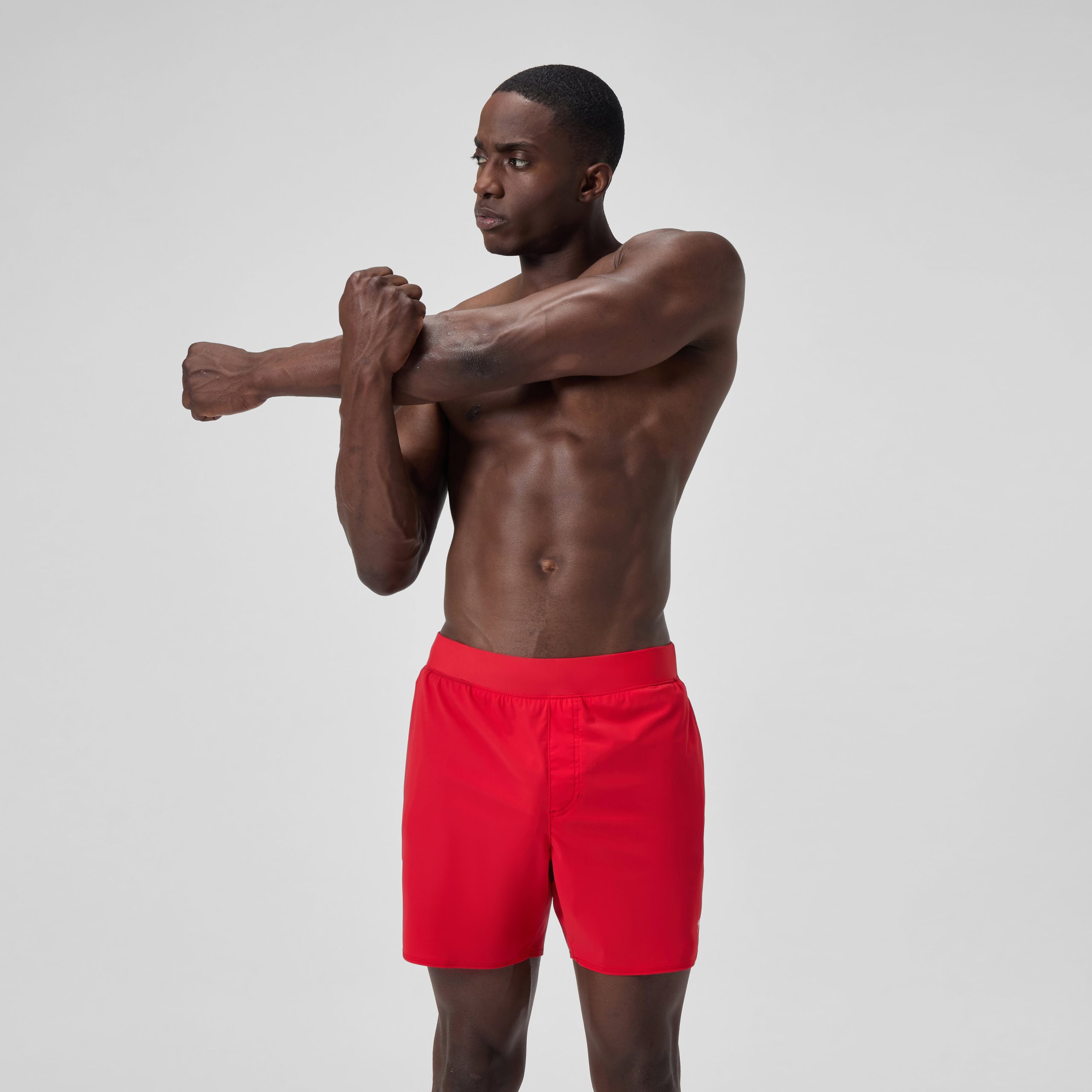 Men's The Lookout Volley Swim Trunks Red - Image 2