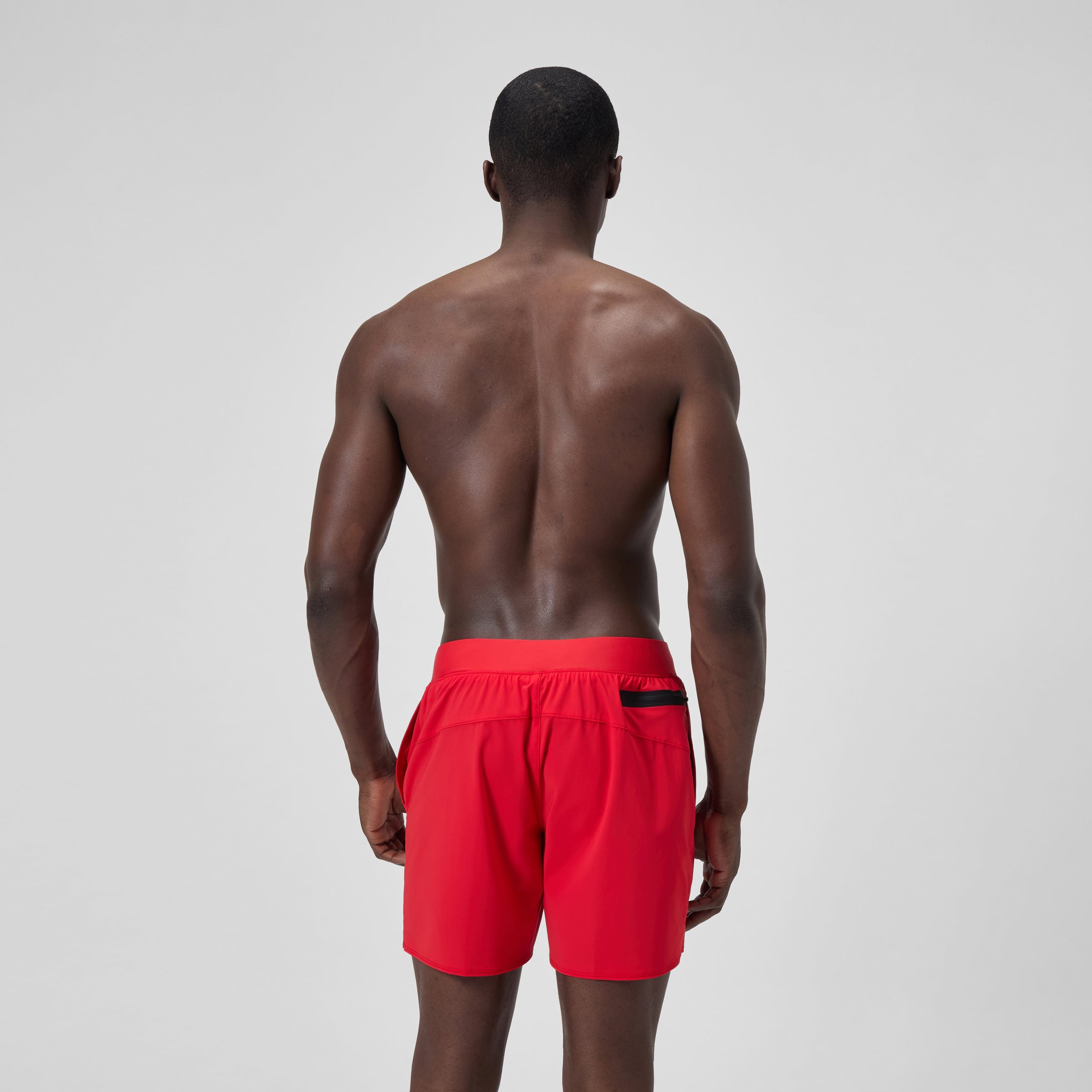 Men's The Lookout Volley Swim Trunks Red - Image 4