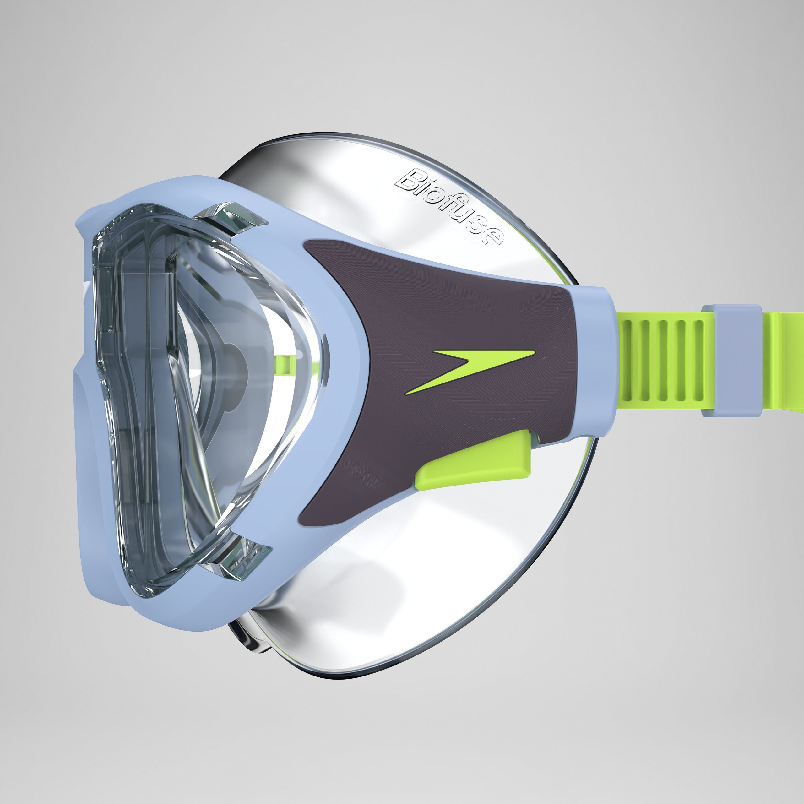 Junior Biofuse 2.0 Mask Blue/Clear/Green - Image 3
