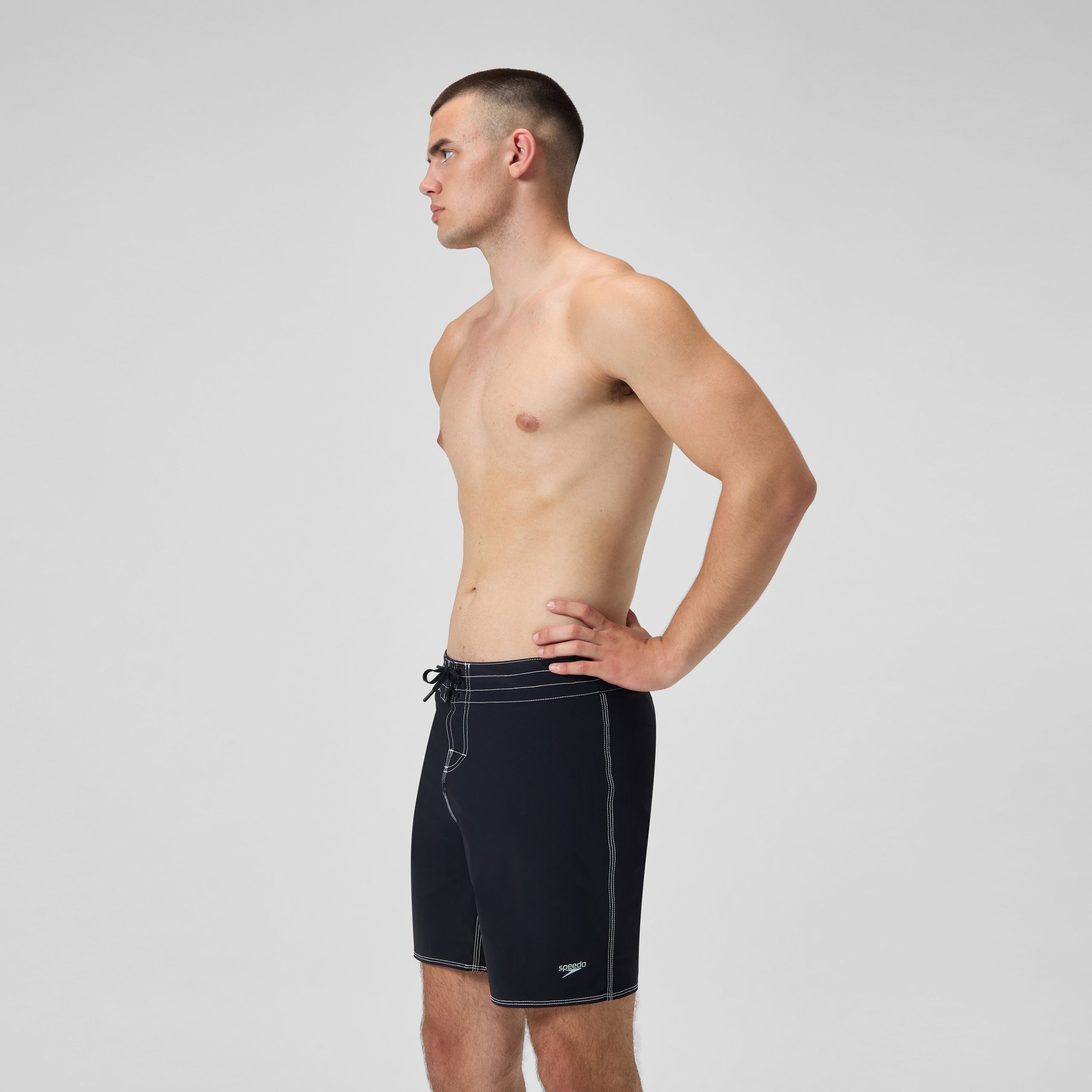 Men's The Lookout Boardshort Black - Image 3