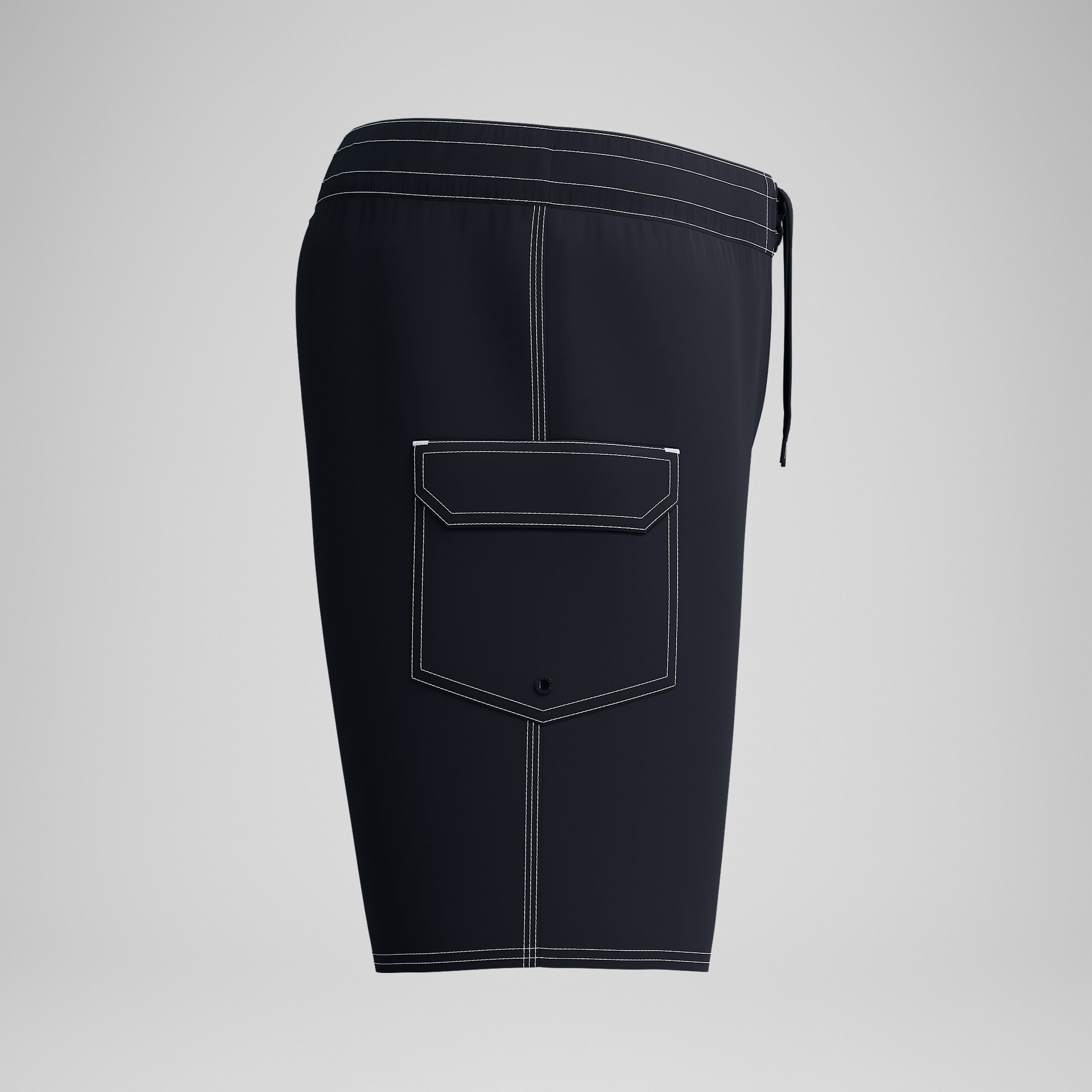 Men's The Lookout Boardshort Black - Image 6