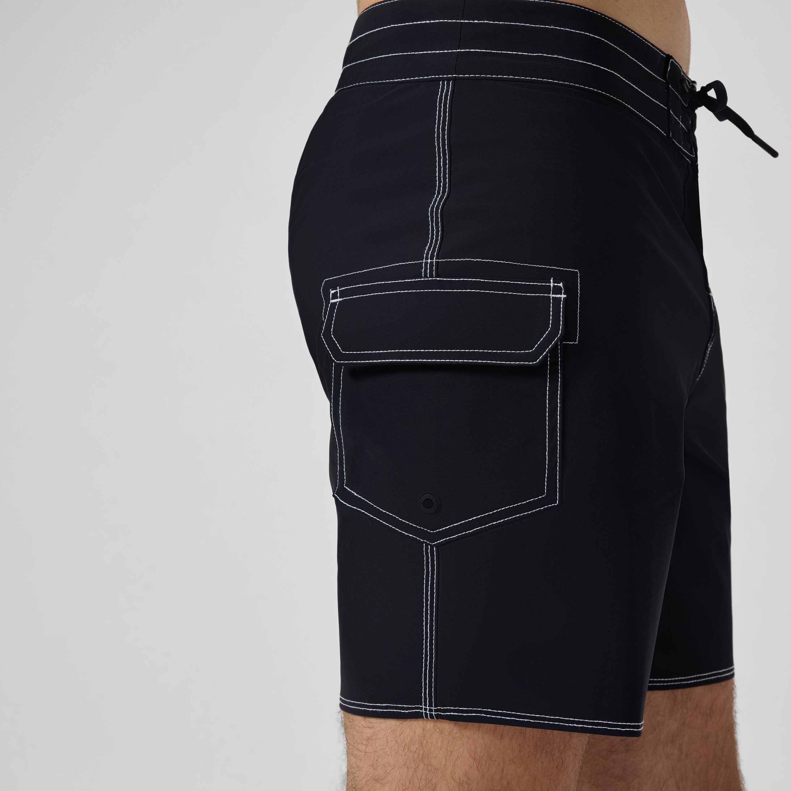 Men's The Lookout Boardshort Black - Image 9