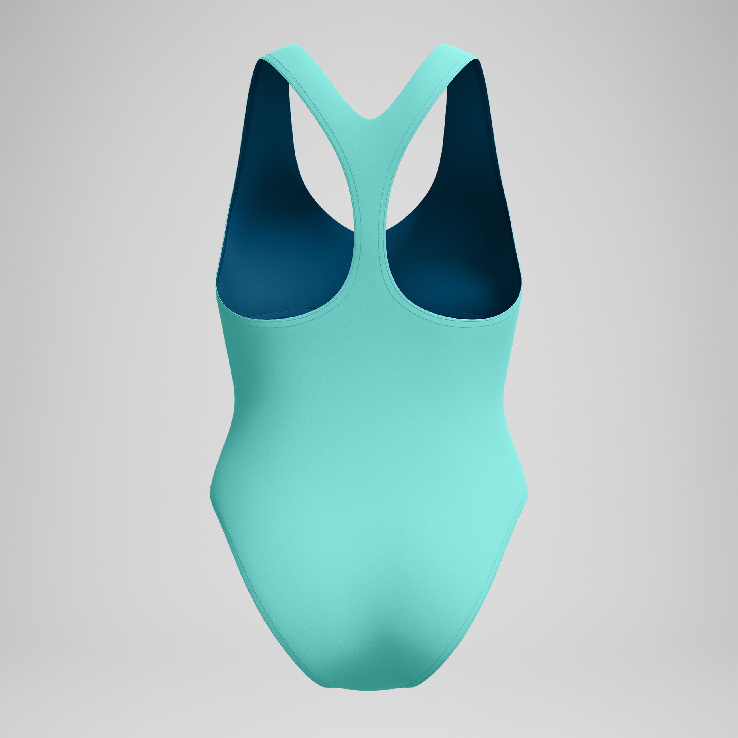 Women's Solid Racerback One Piece Teal - Image 7