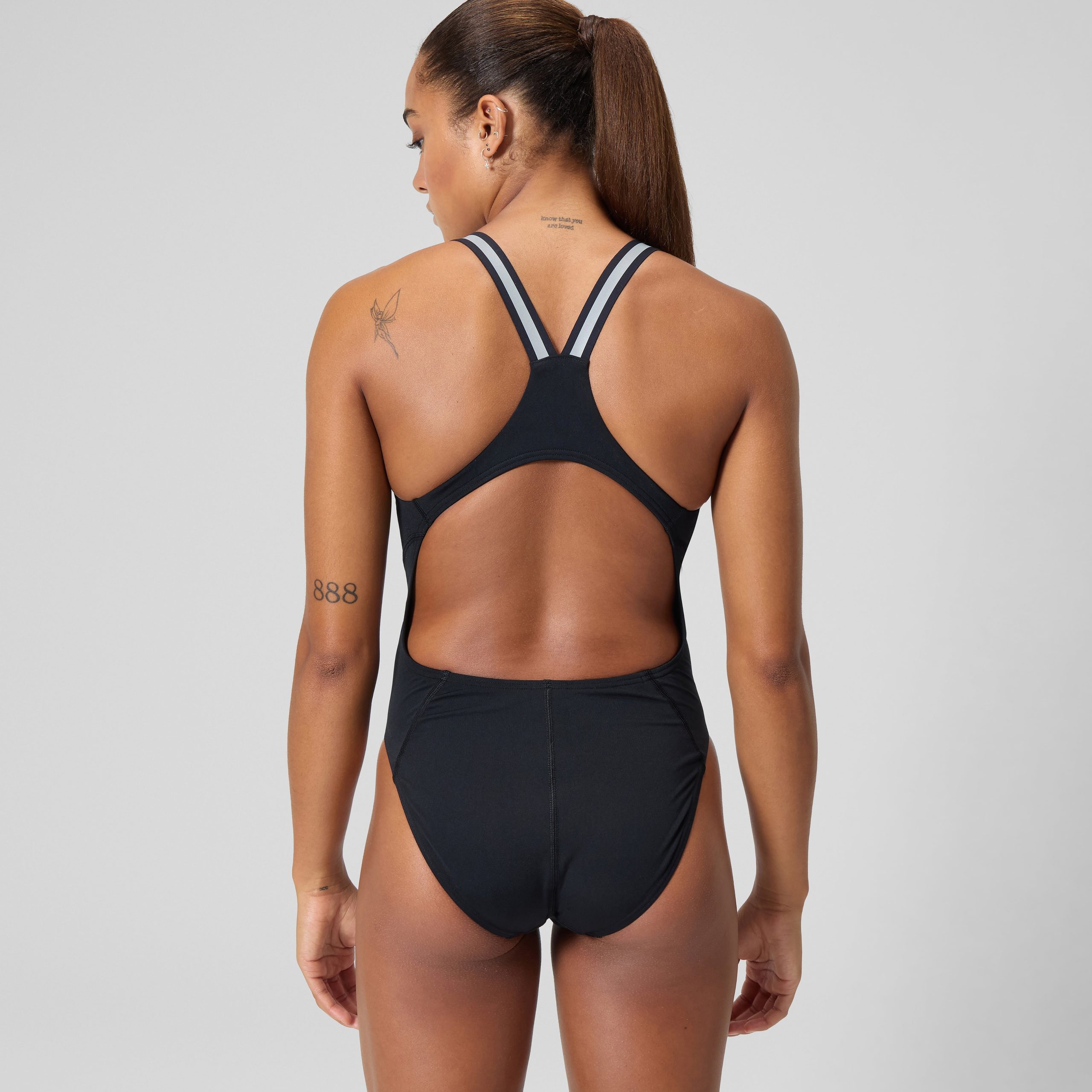 Women's Vanquisher Thick Strap One Piece Black - Image 4