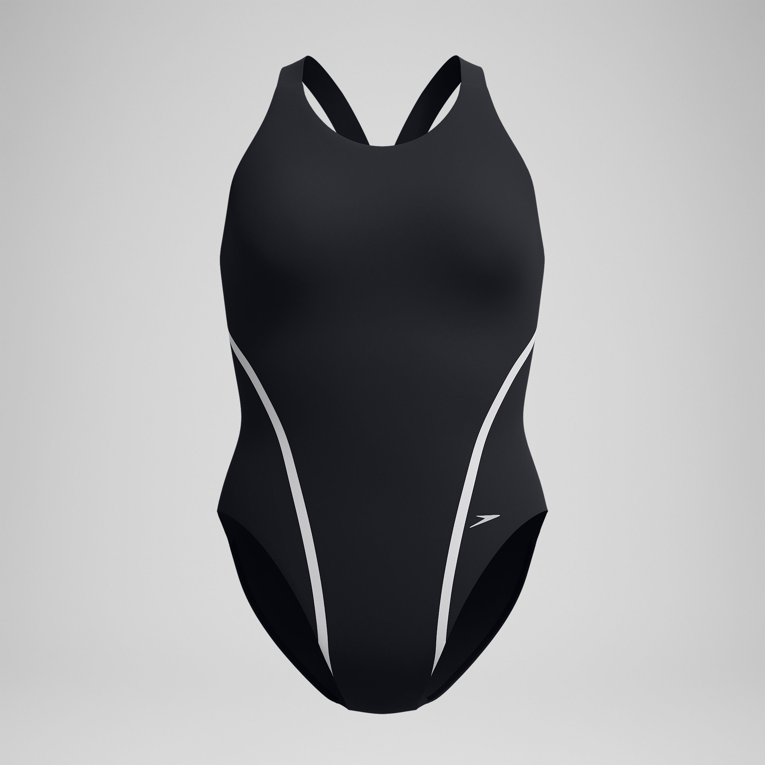Women's Vanquisher Thick Strap One Piece Black/Gray - Image 5