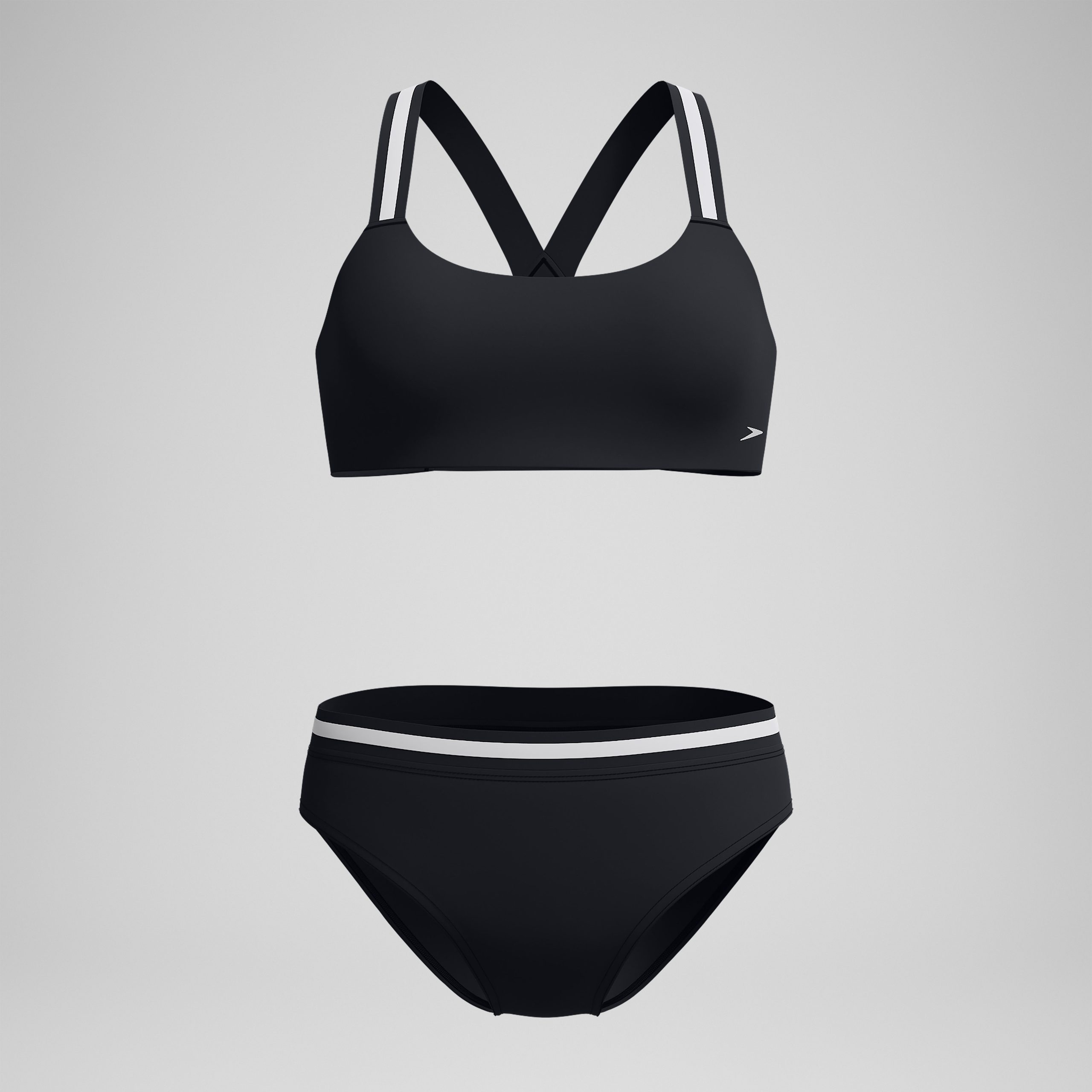 Women's Vanquisher Collection Two Piece Set Black/Grey - Image 5