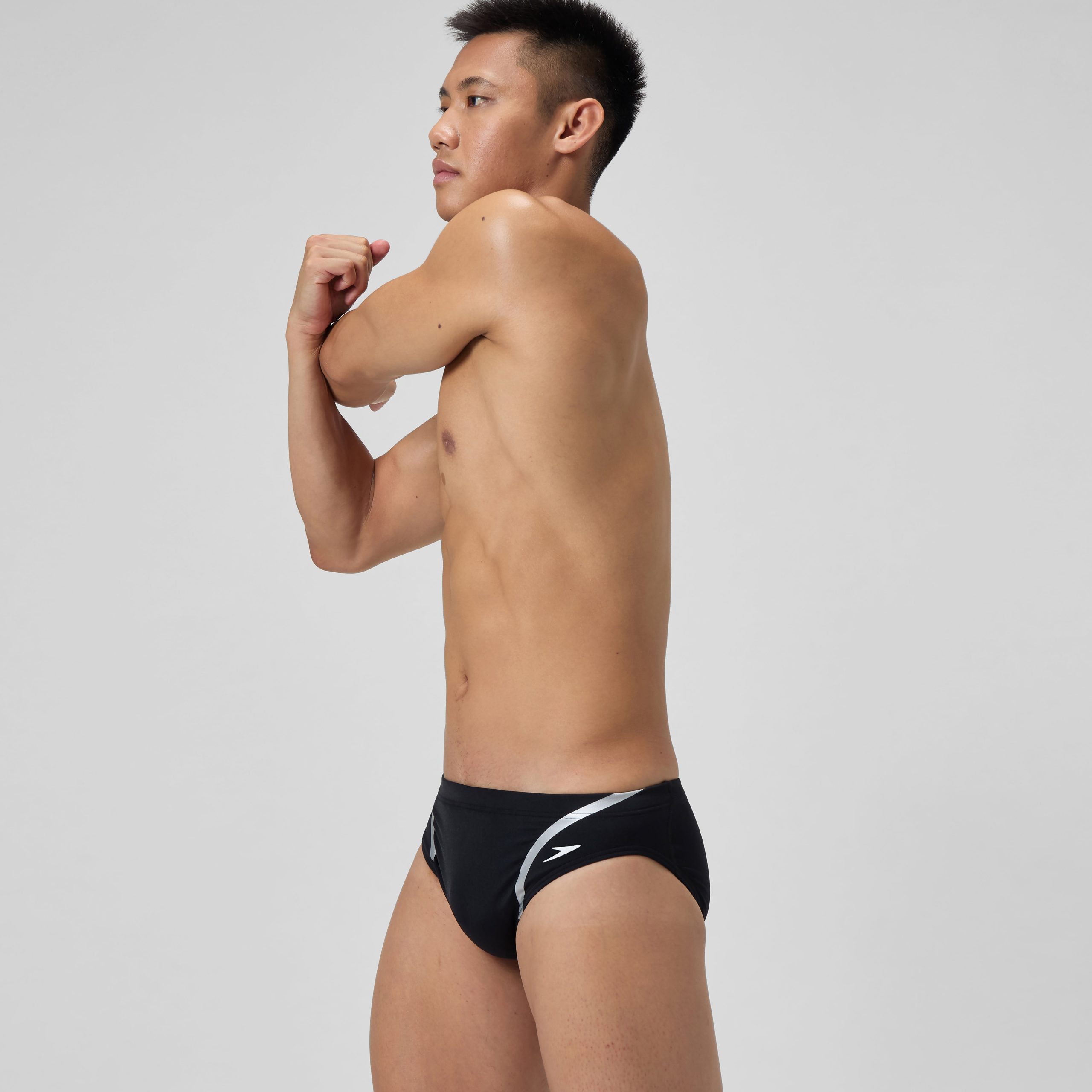 Men's Vanquisher Brief Black/Gray - Image 3
