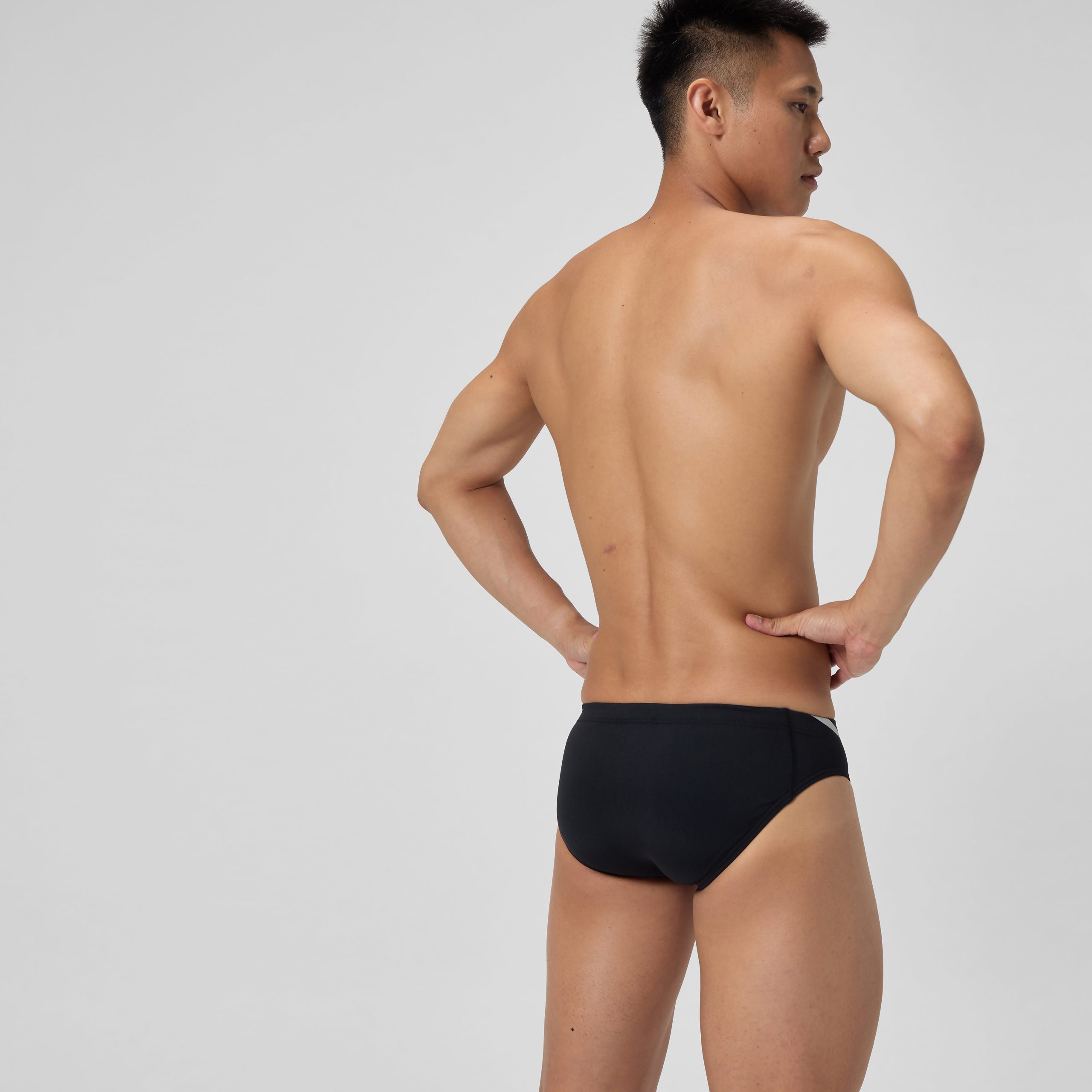 Men's Vanquisher Brief Black/Gray - Image 4