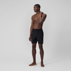 Men's Solid Volley Swim Trunks Black