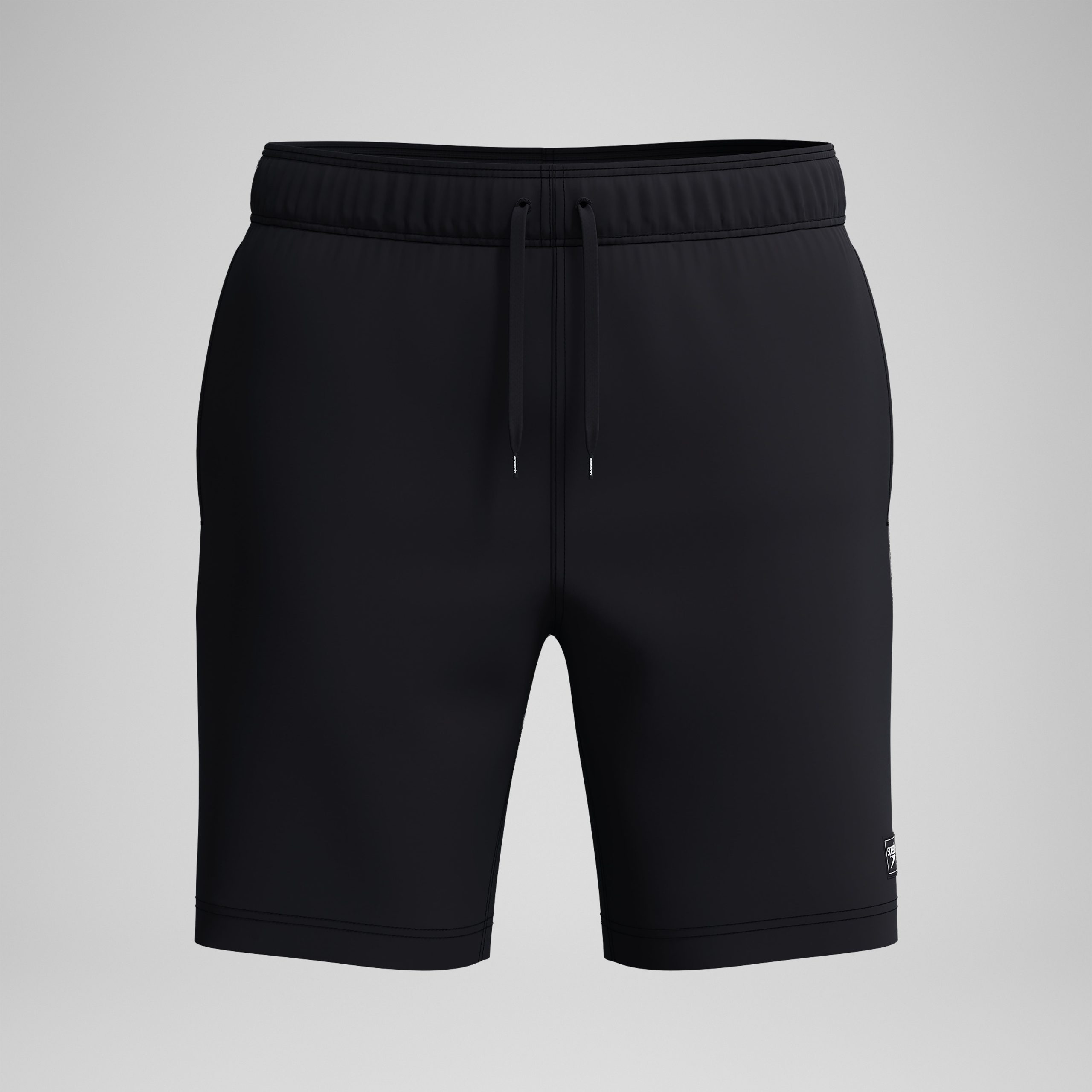 Men's Solid Volley Swim Trunks Black - Image 5