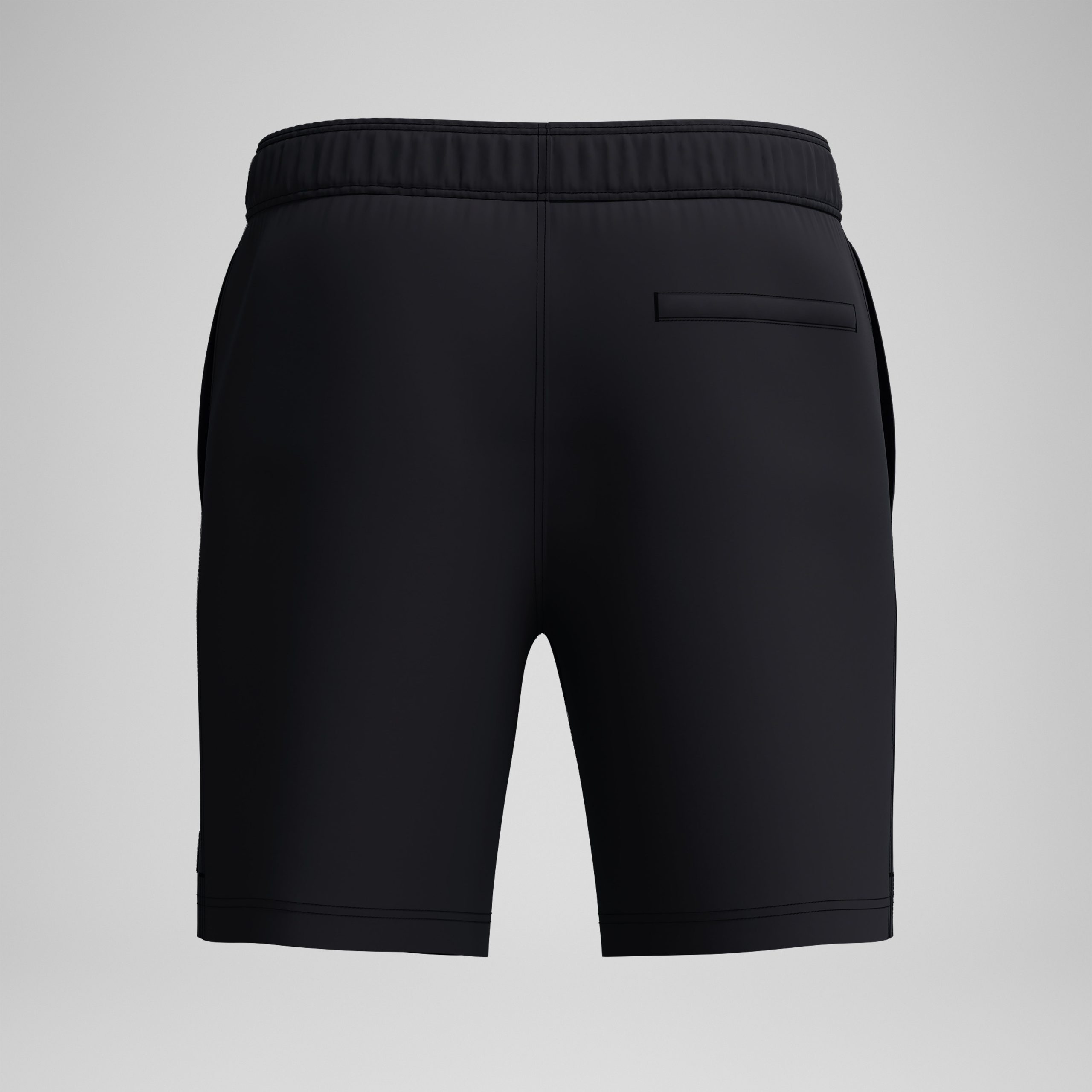 Men's Solid Volley Swim Trunks Black - Image 7