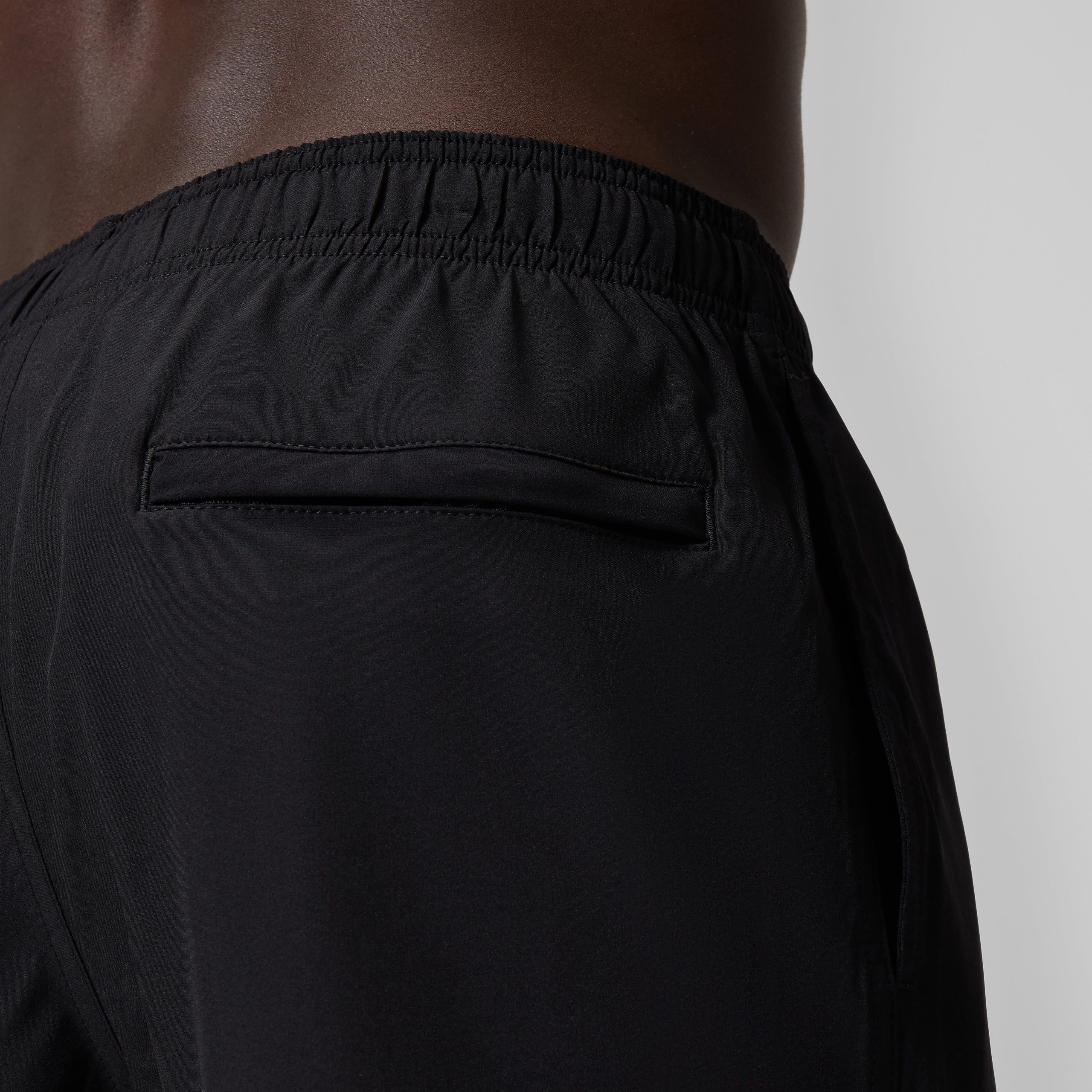 Men's Solid Volley Swim Trunks Black - Image 9