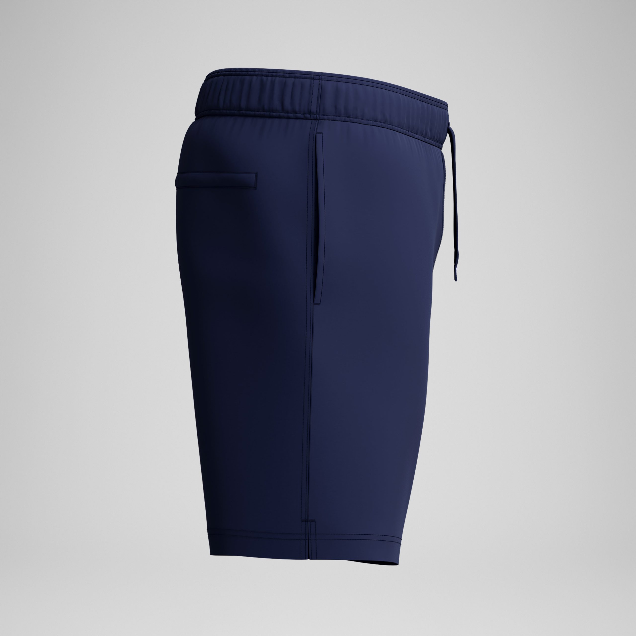 Men's Solid Volley Swim Trunks Navy - Image 6