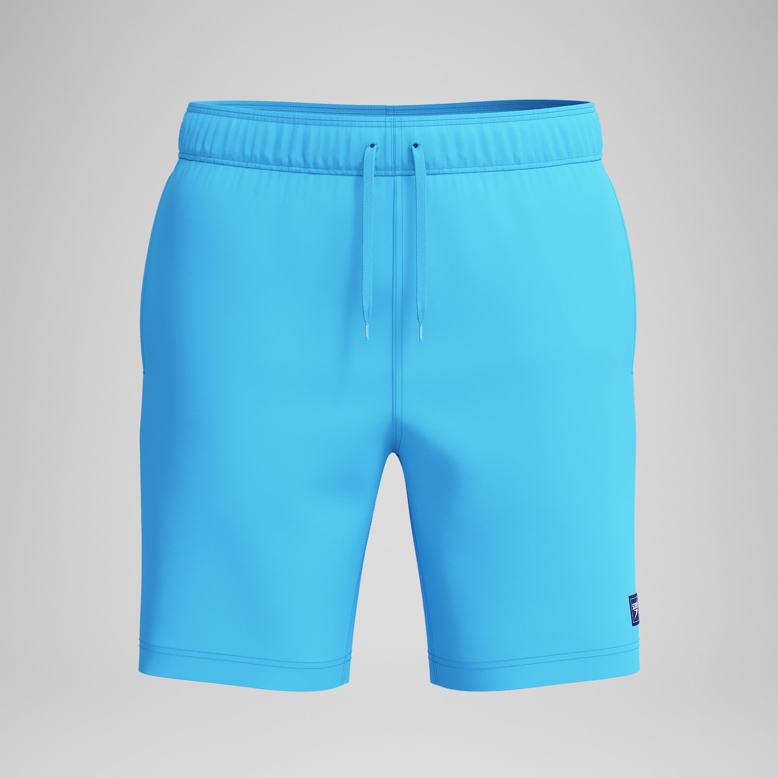 Men's Solid Redondo Edge Volley Swim Shorts Blue - Image 5