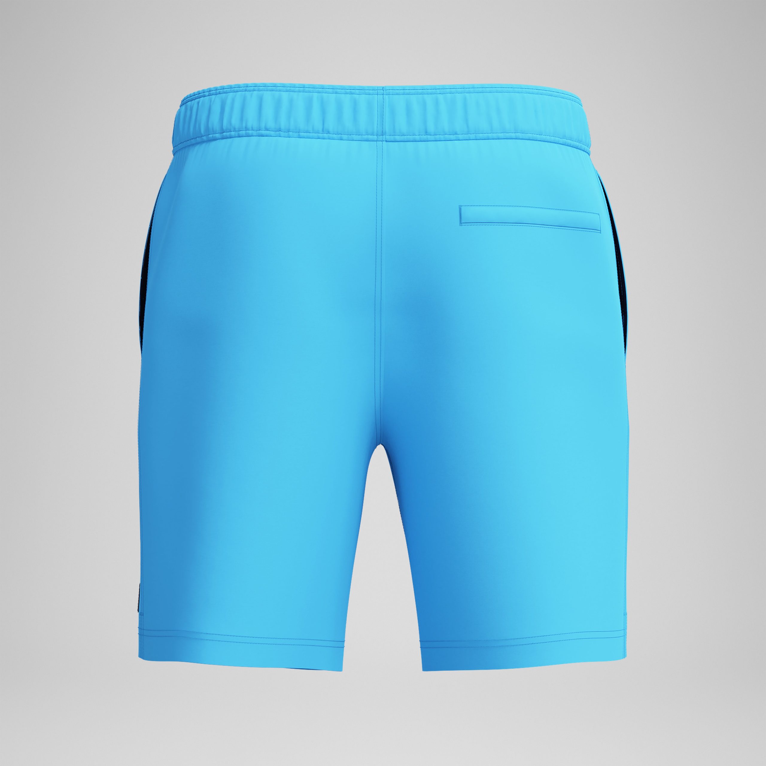 Men's Solid Redondo Edge Volley Swim Shorts Blue - Image 7