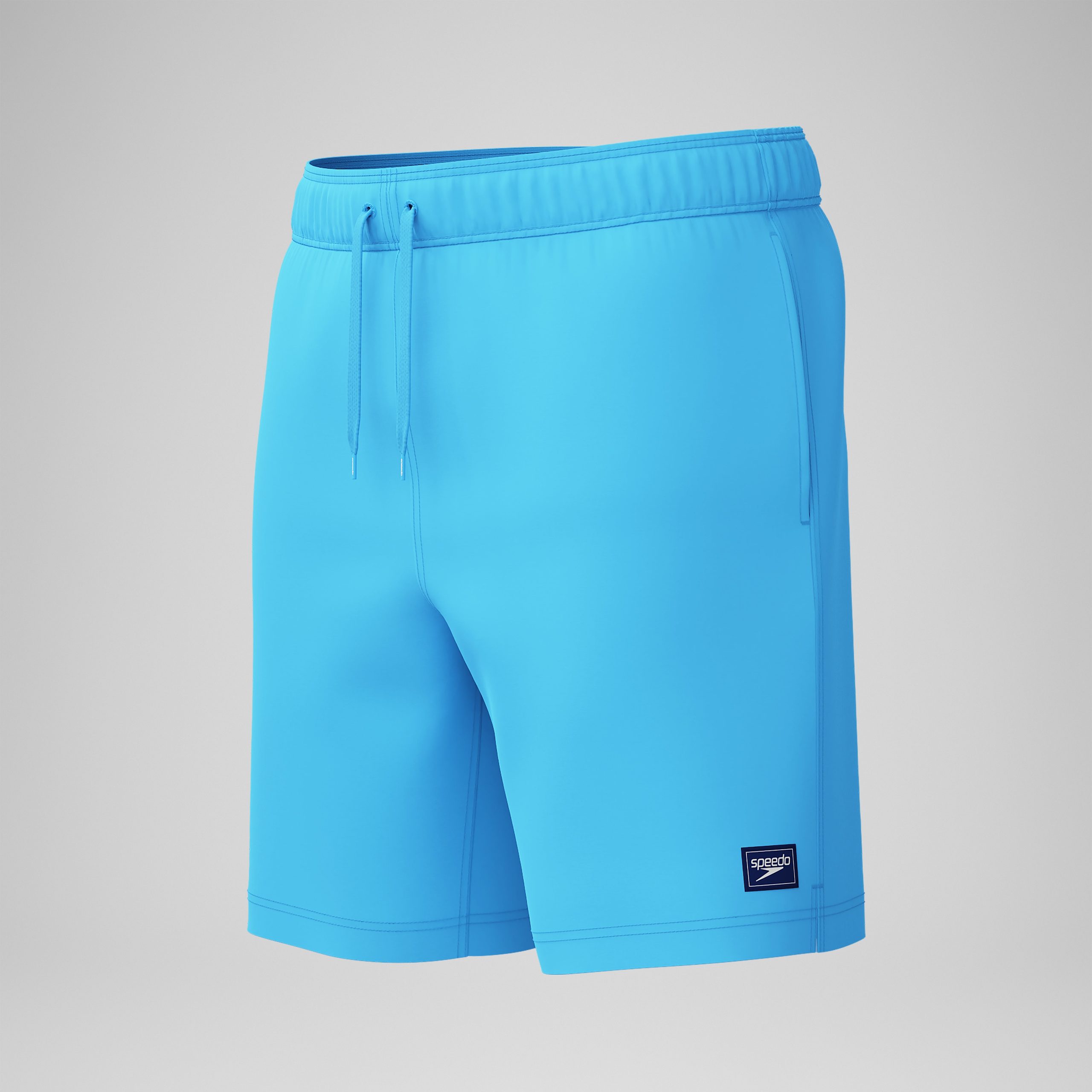 Men's Solid Redondo Edge Volley Swim Shorts Blue - Image 8