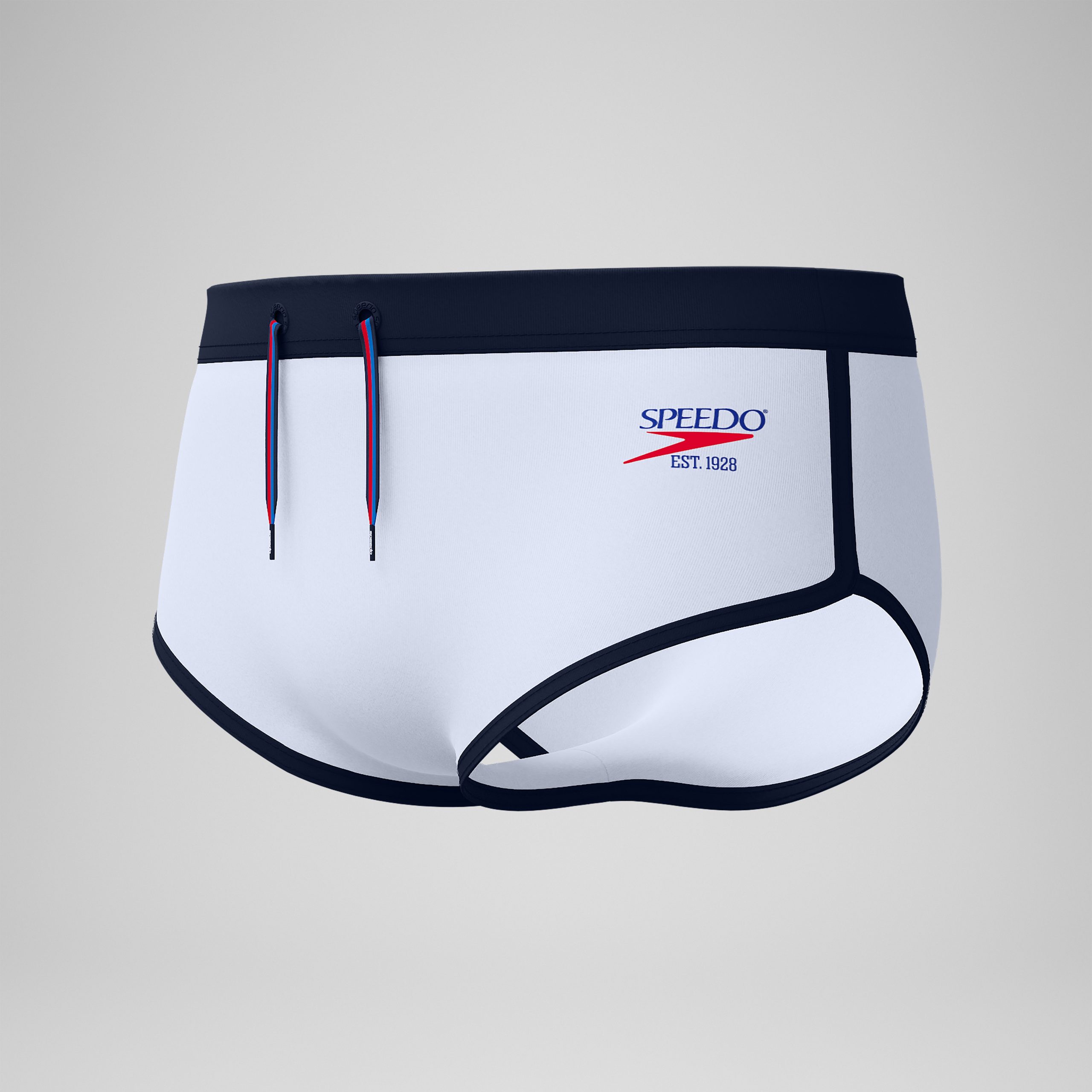 Men's Jetstream Retro Logo Brief White - Image 8