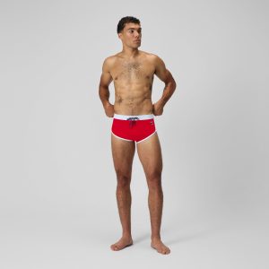 Men's Jetstream Retro Logo Brief Red