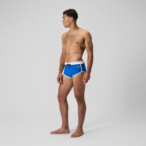 Men's Jetstream Retro Logo Brief Blue