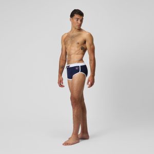 Men's Jetstream Retro Logo Brief Navy