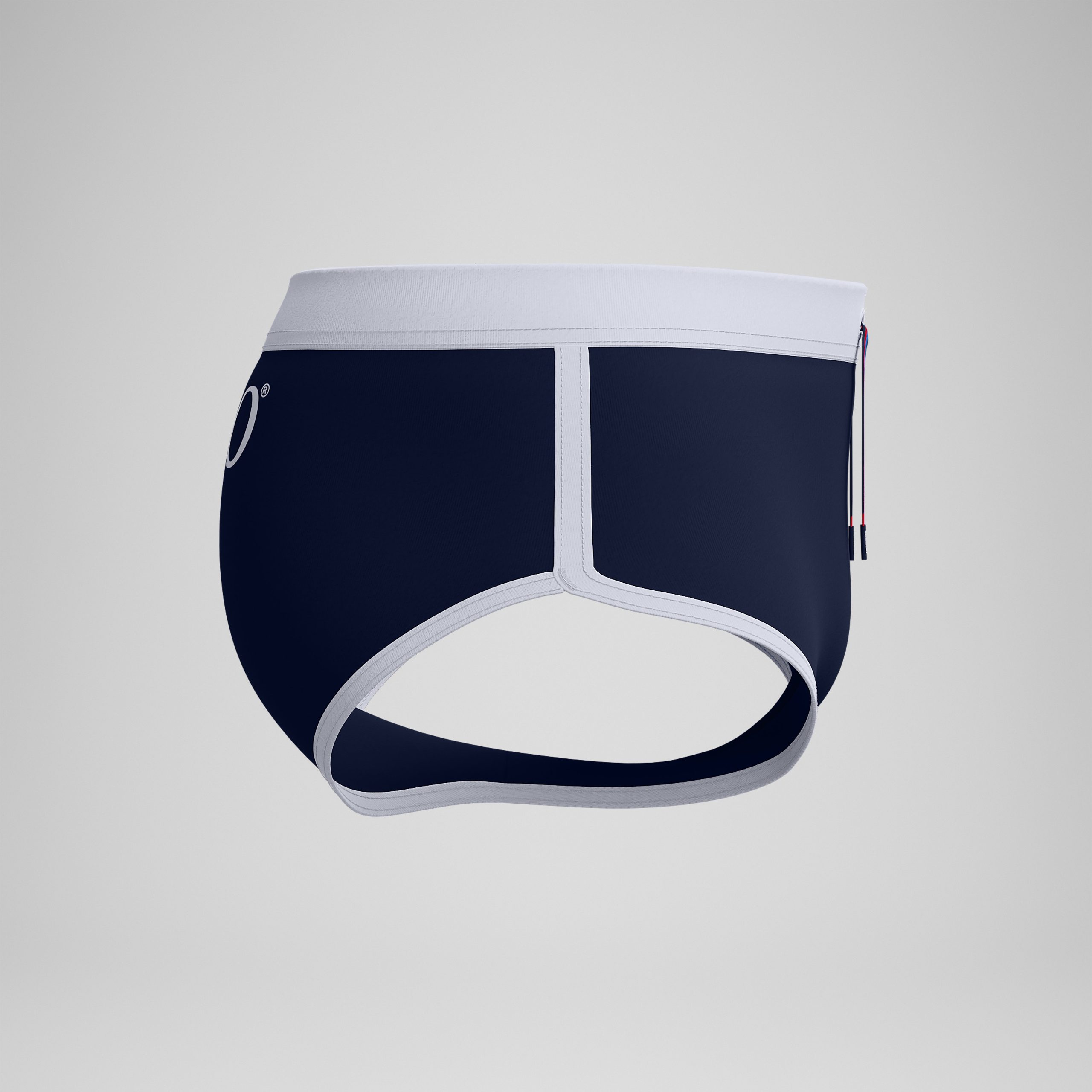 Men's Jetstream Retro Logo Brief Navy - Image 6