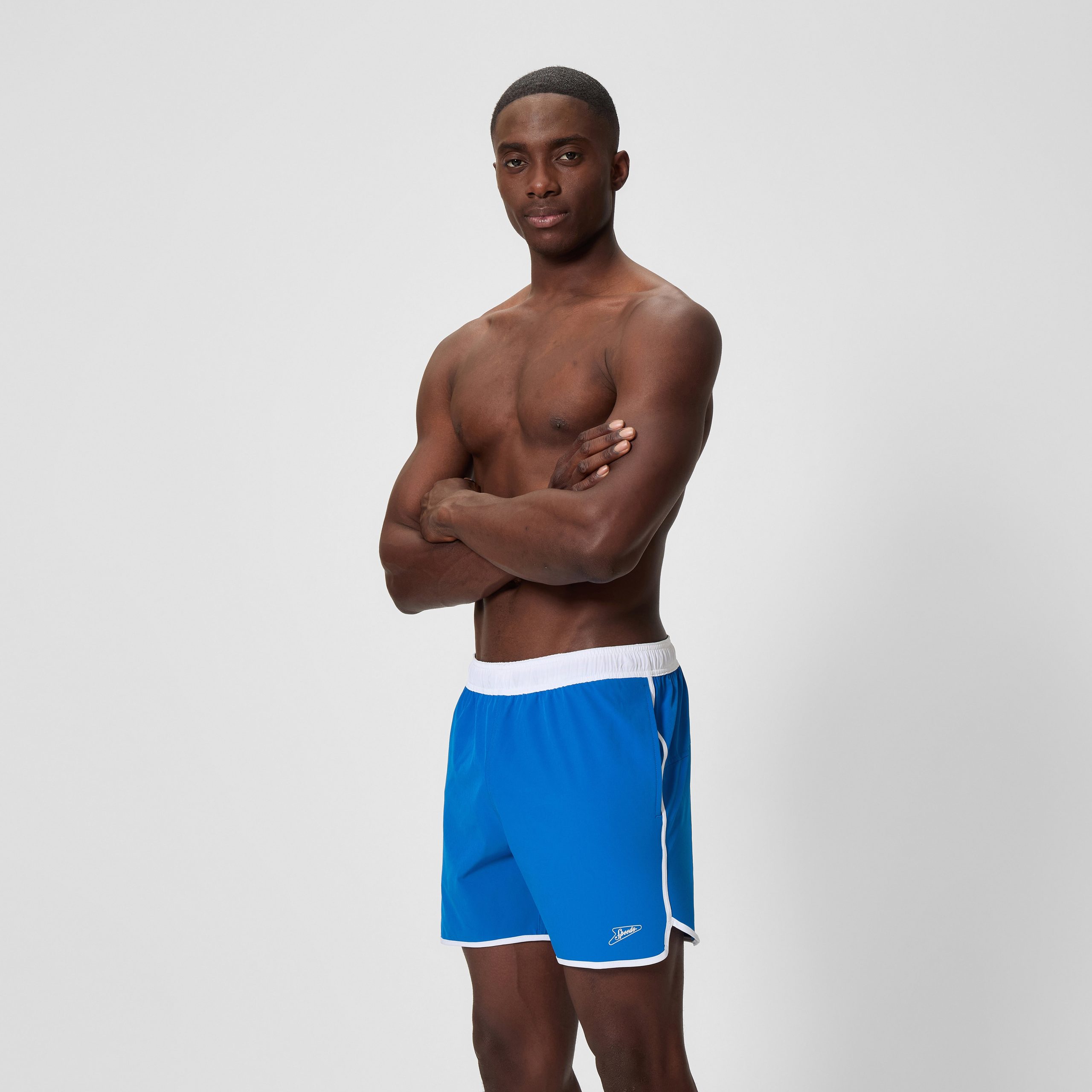 Men's Jetstream Solid Swim Shorts Blue - Image 2