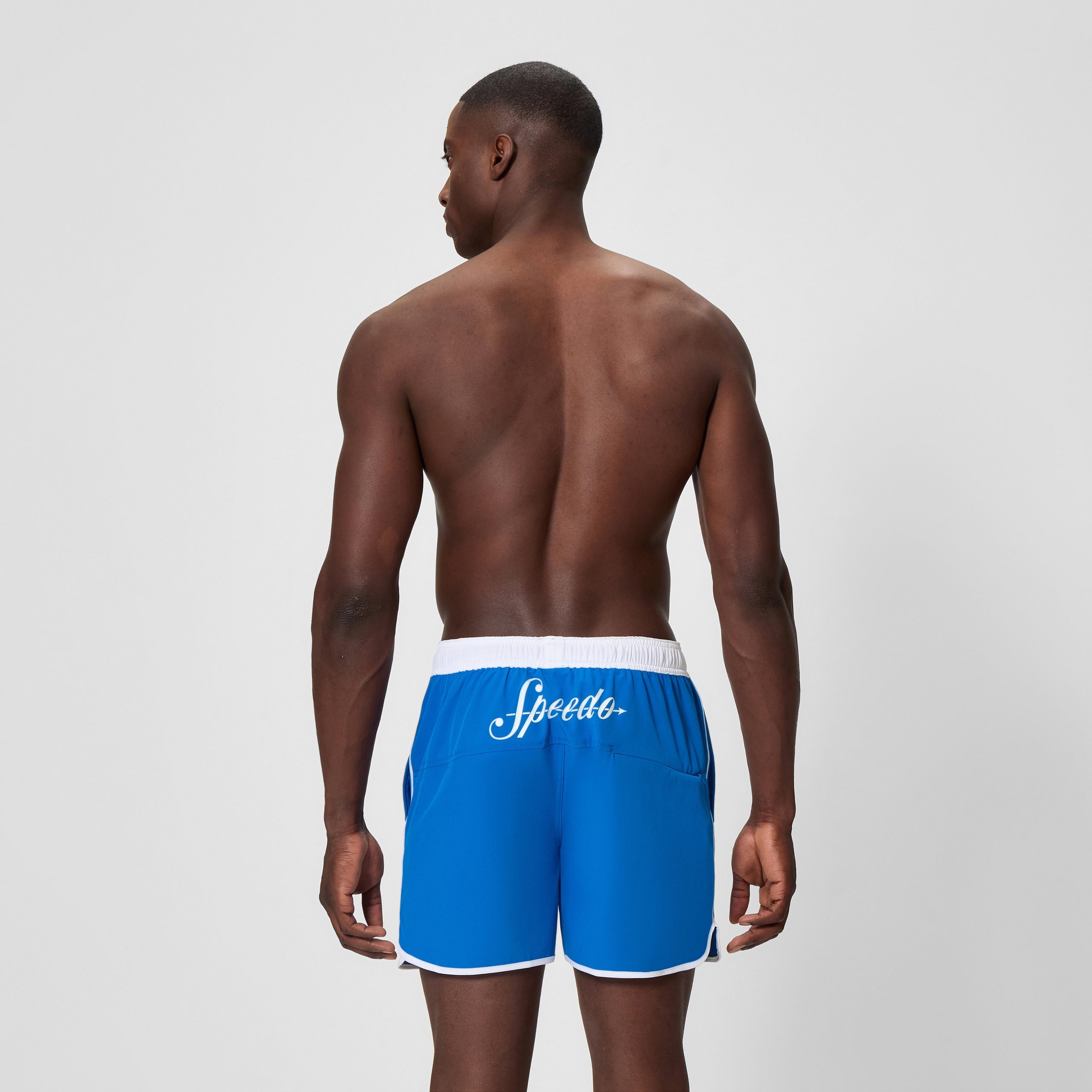 Men's Jetstream Solid Swim Shorts Blue - Image 3