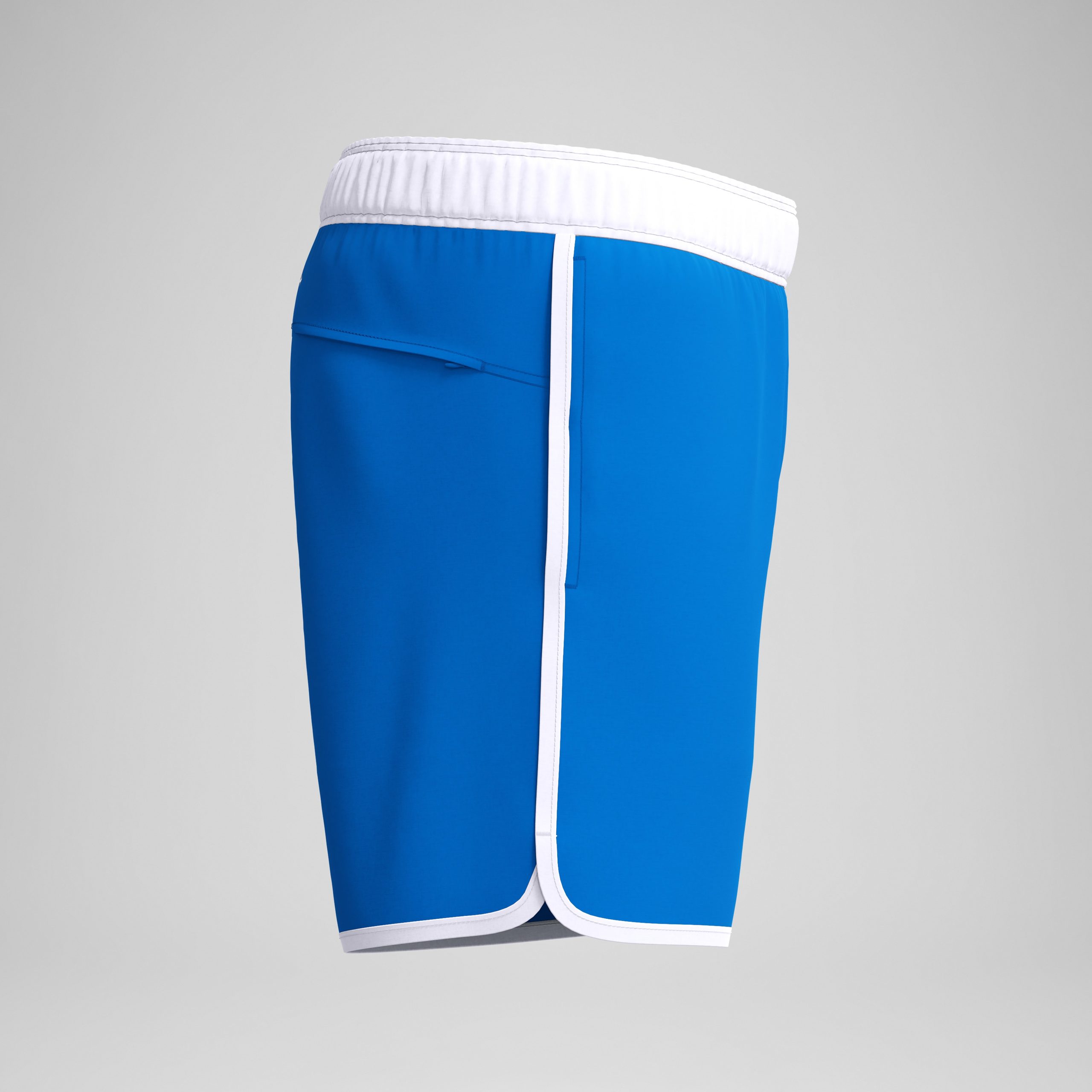 Men's Jetstream Solid Swim Shorts Blue - Image 6