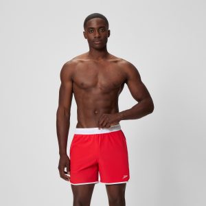 Men's Jetstream Solid Swim Shorts Red