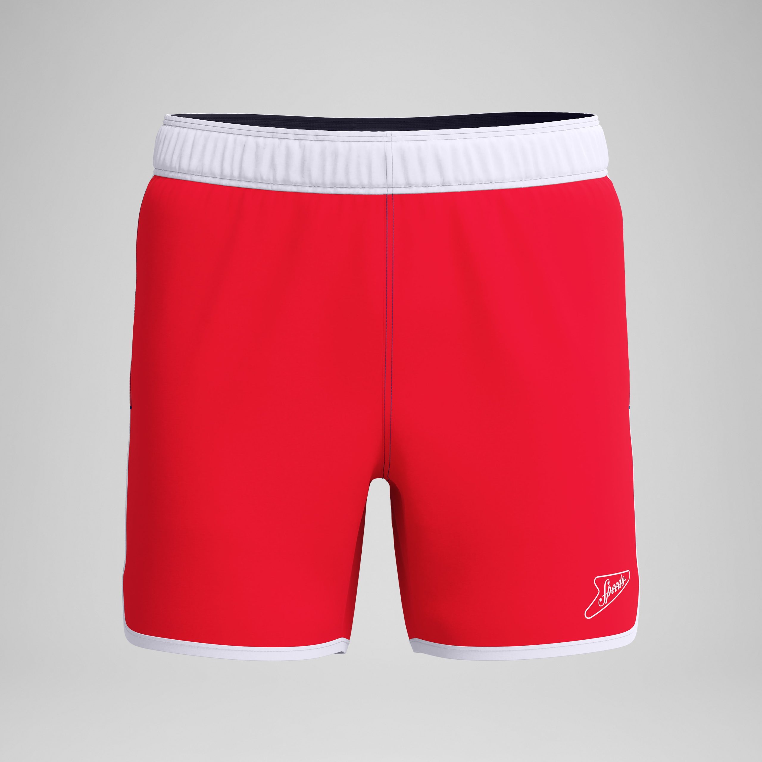 Men's Jetstream Solid Swim Shorts Red - Image 4