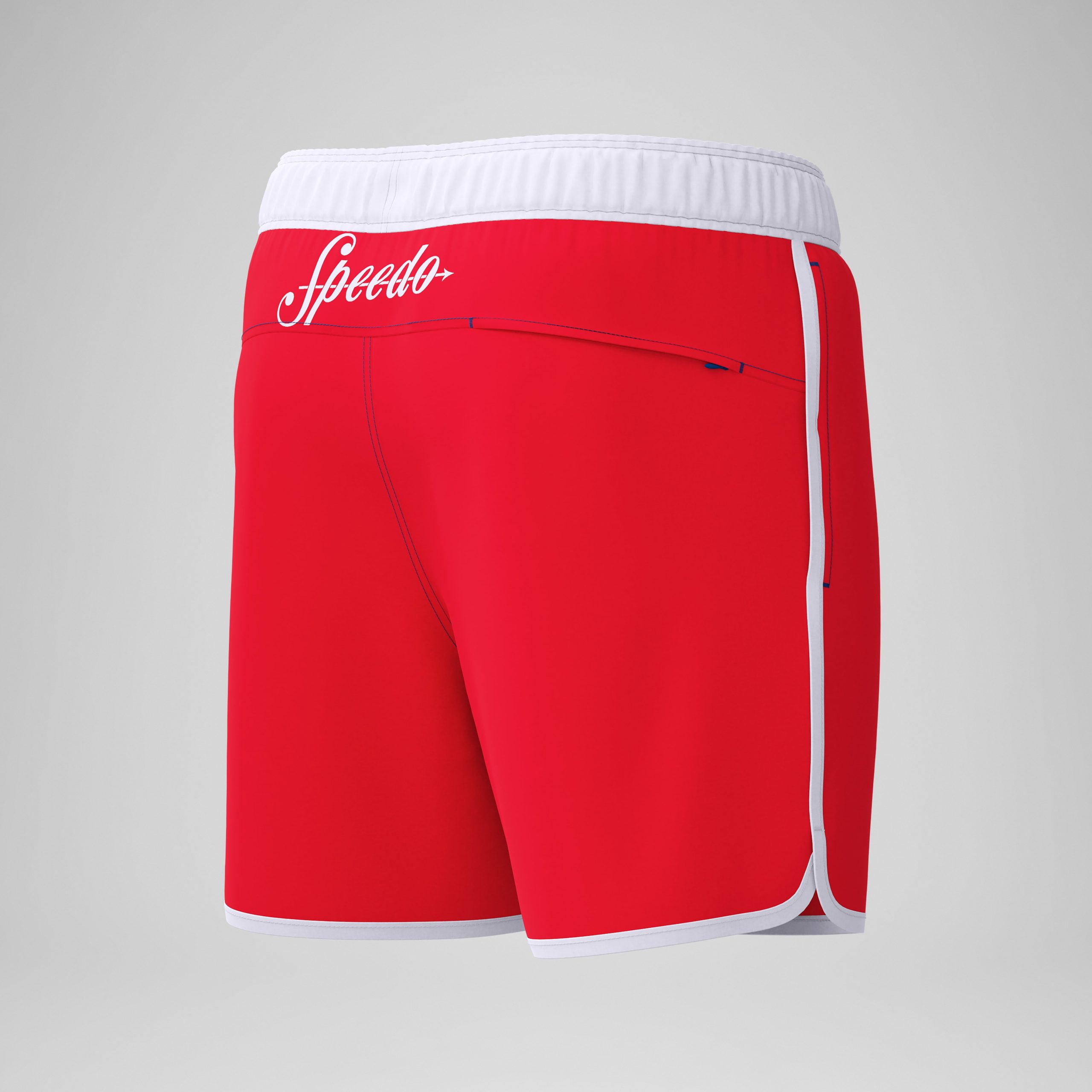 Men's Jetstream Solid Swim Shorts Red - Image 7