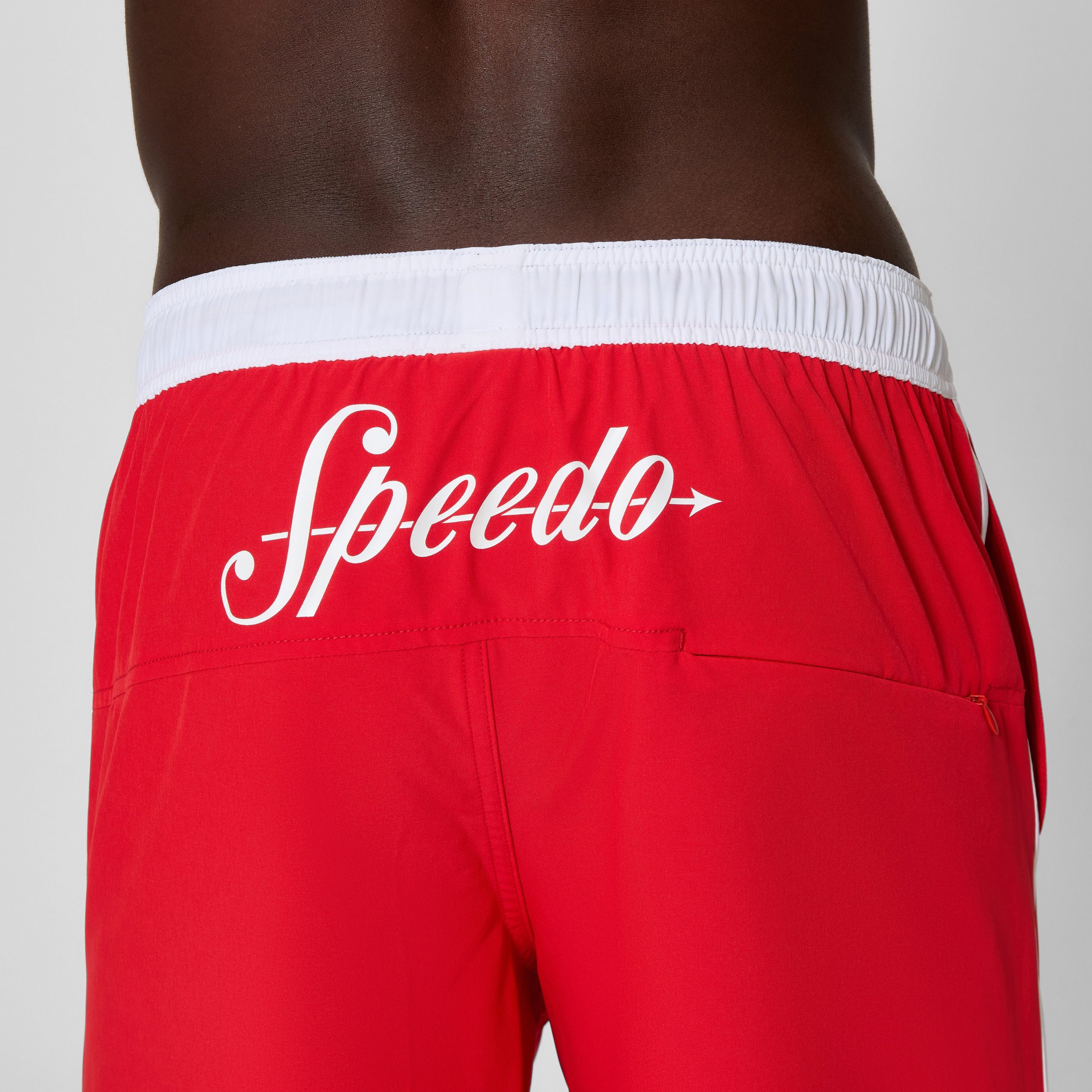 Men's Jetstream Solid Swim Shorts Red - Image 8