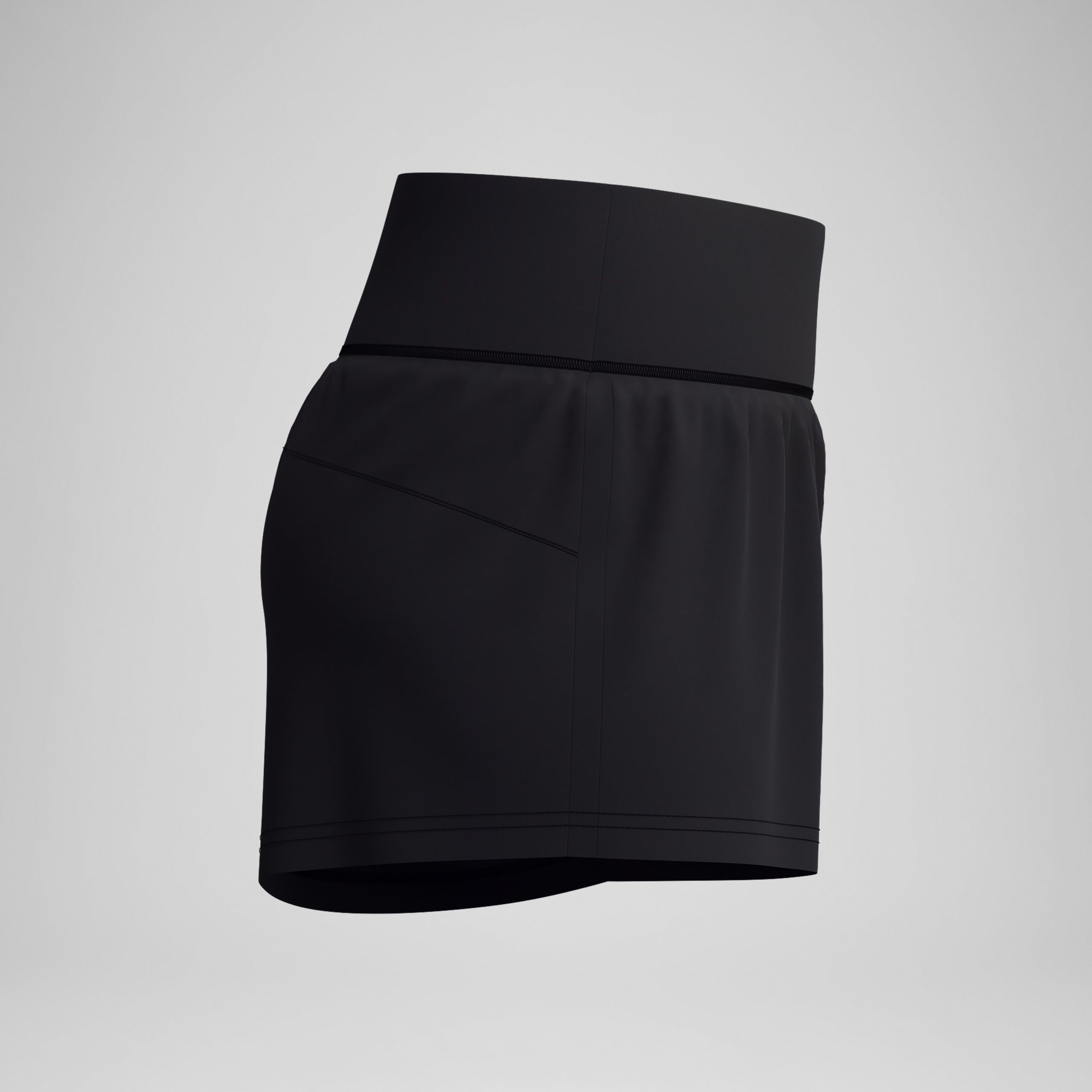 Women's The Lookout Swim Short Black - Image 3